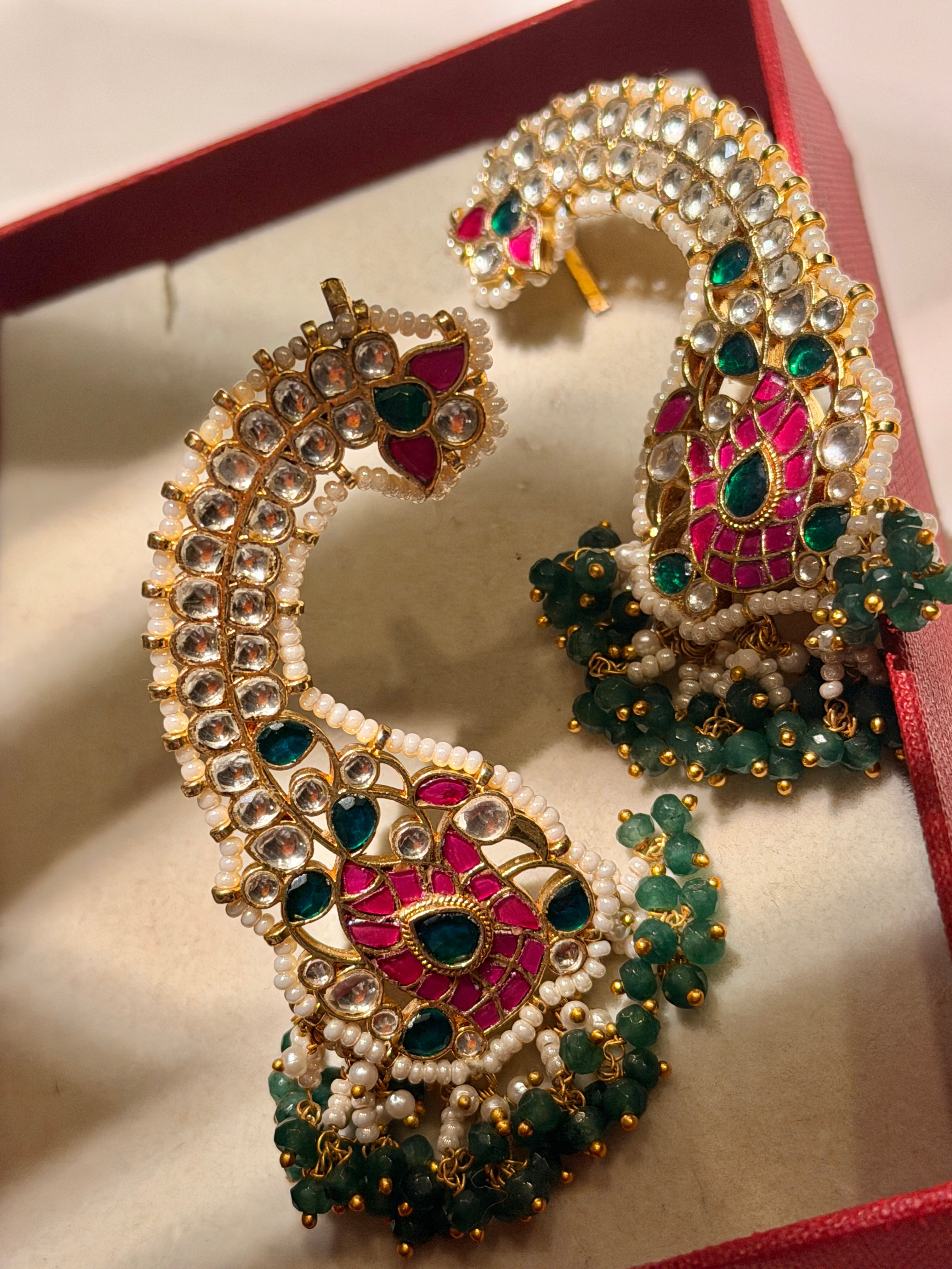 Mrignya Jadau Earcuff