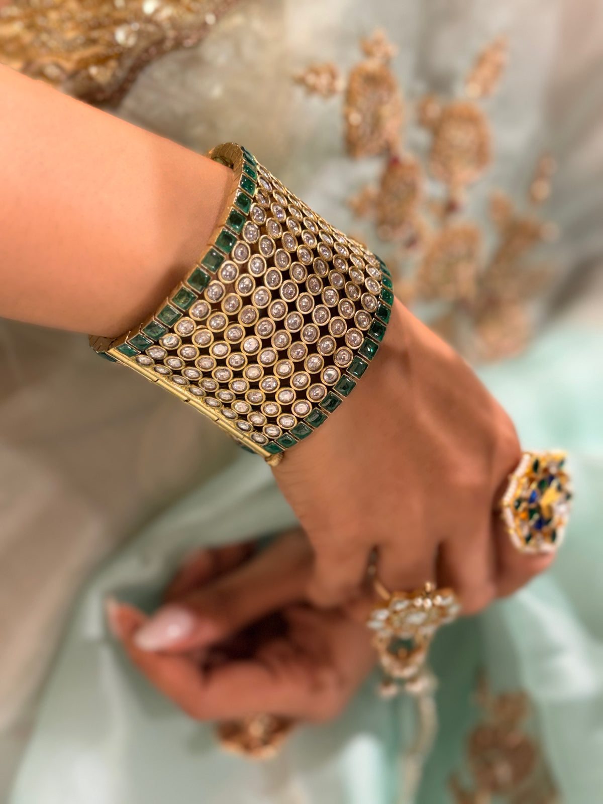 Meher Polki cuff
