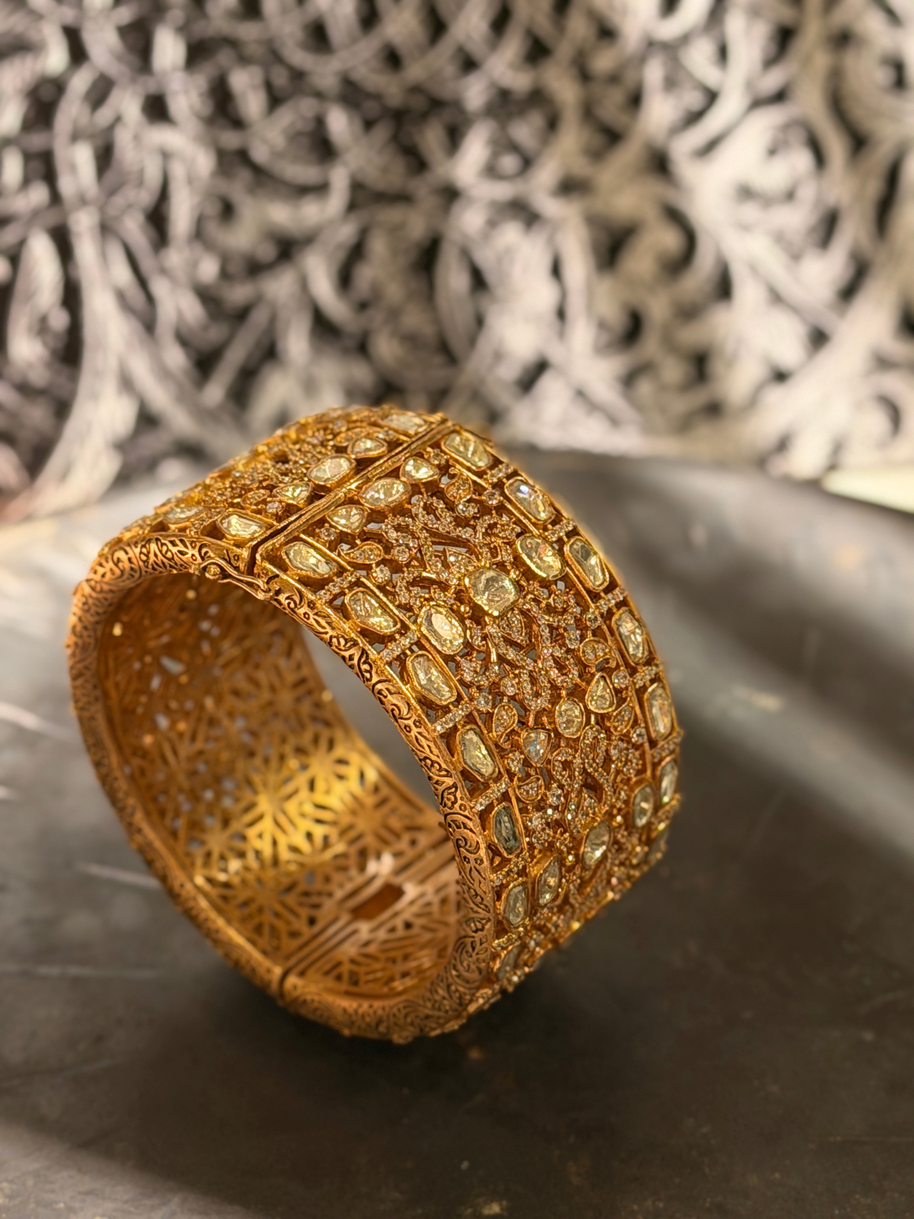 Empress Veera Polki Cuff