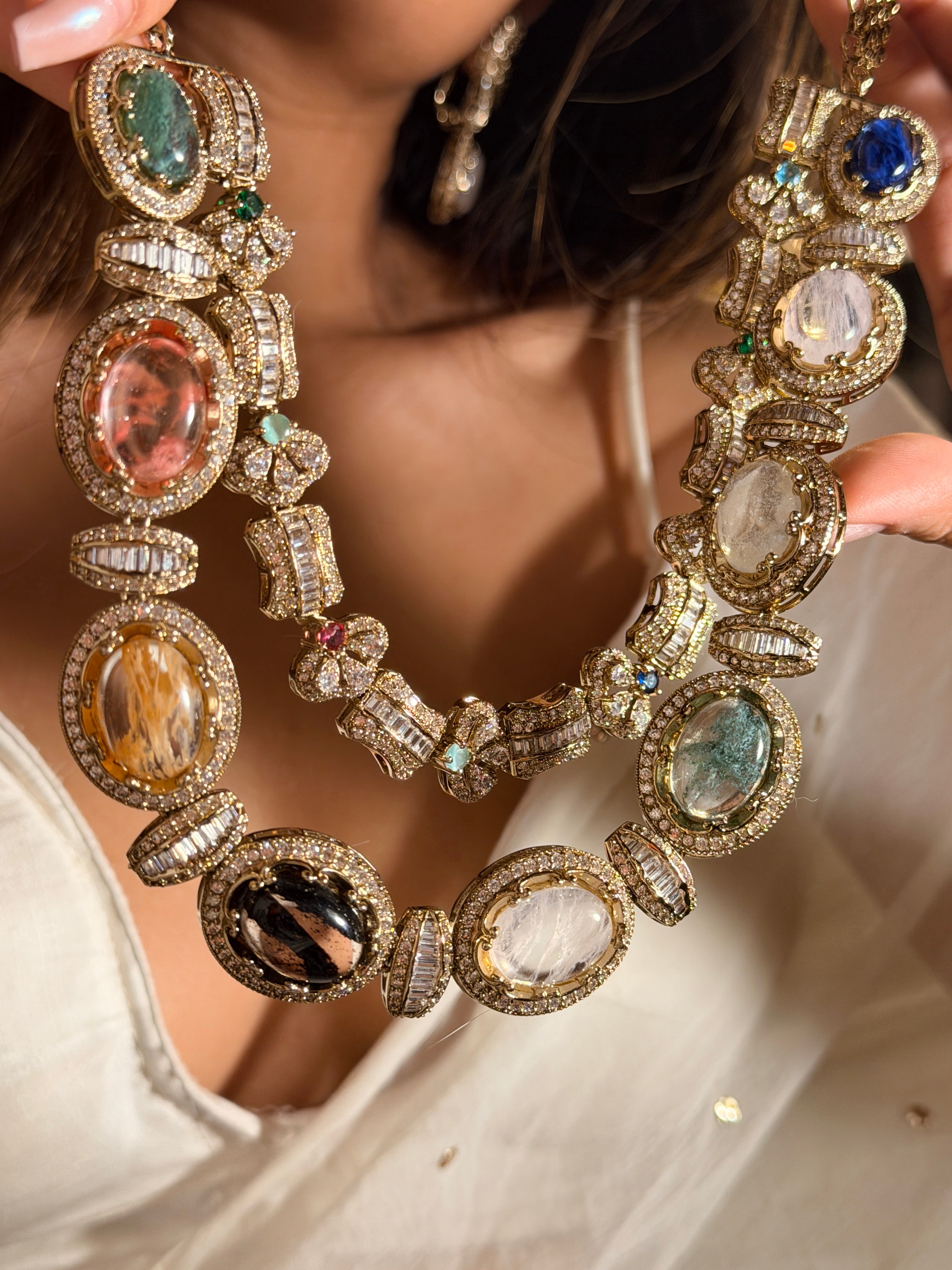 Aura Elizabeth Double layered Necklace