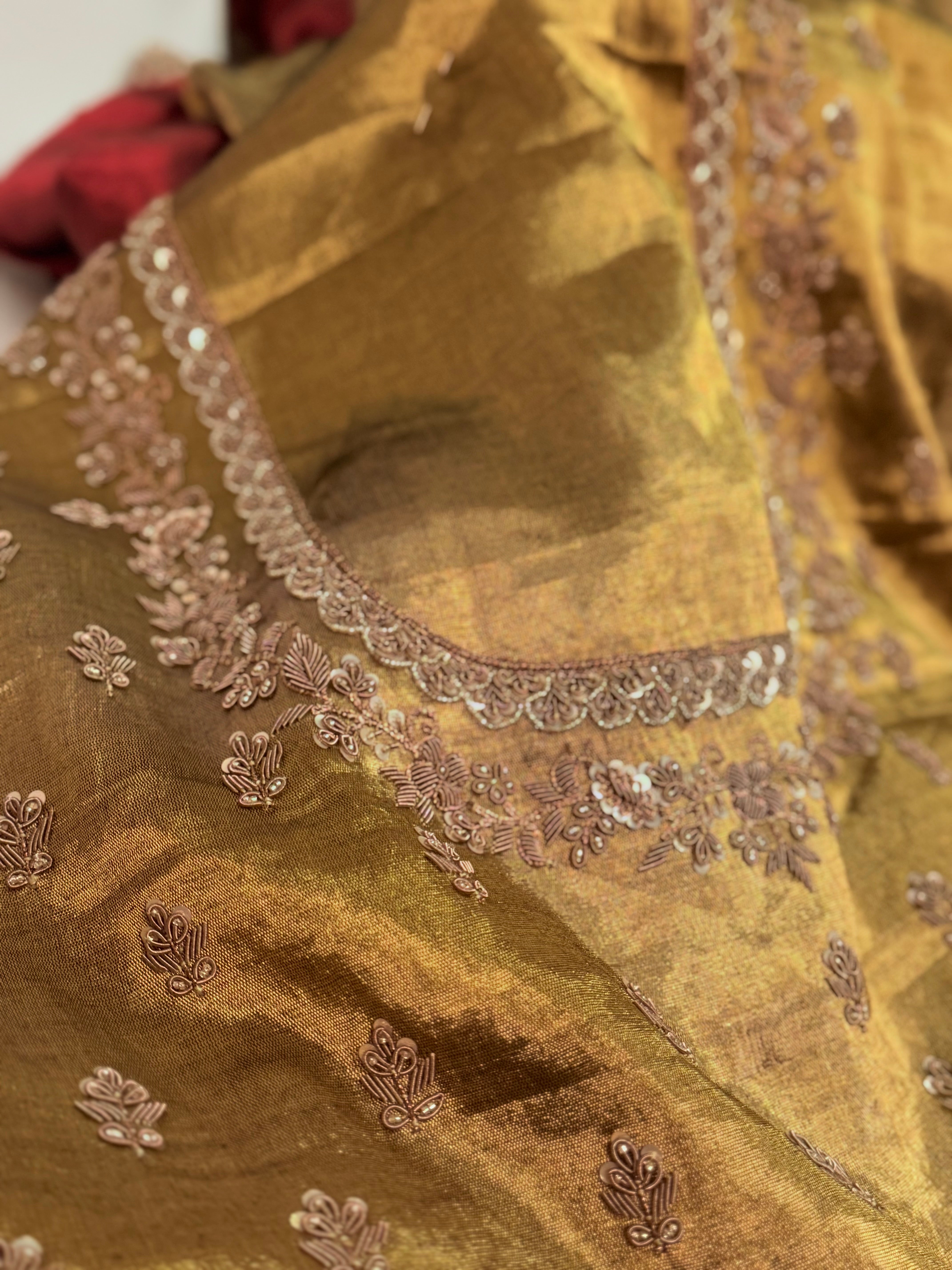 Empress Maroon Regal Saree