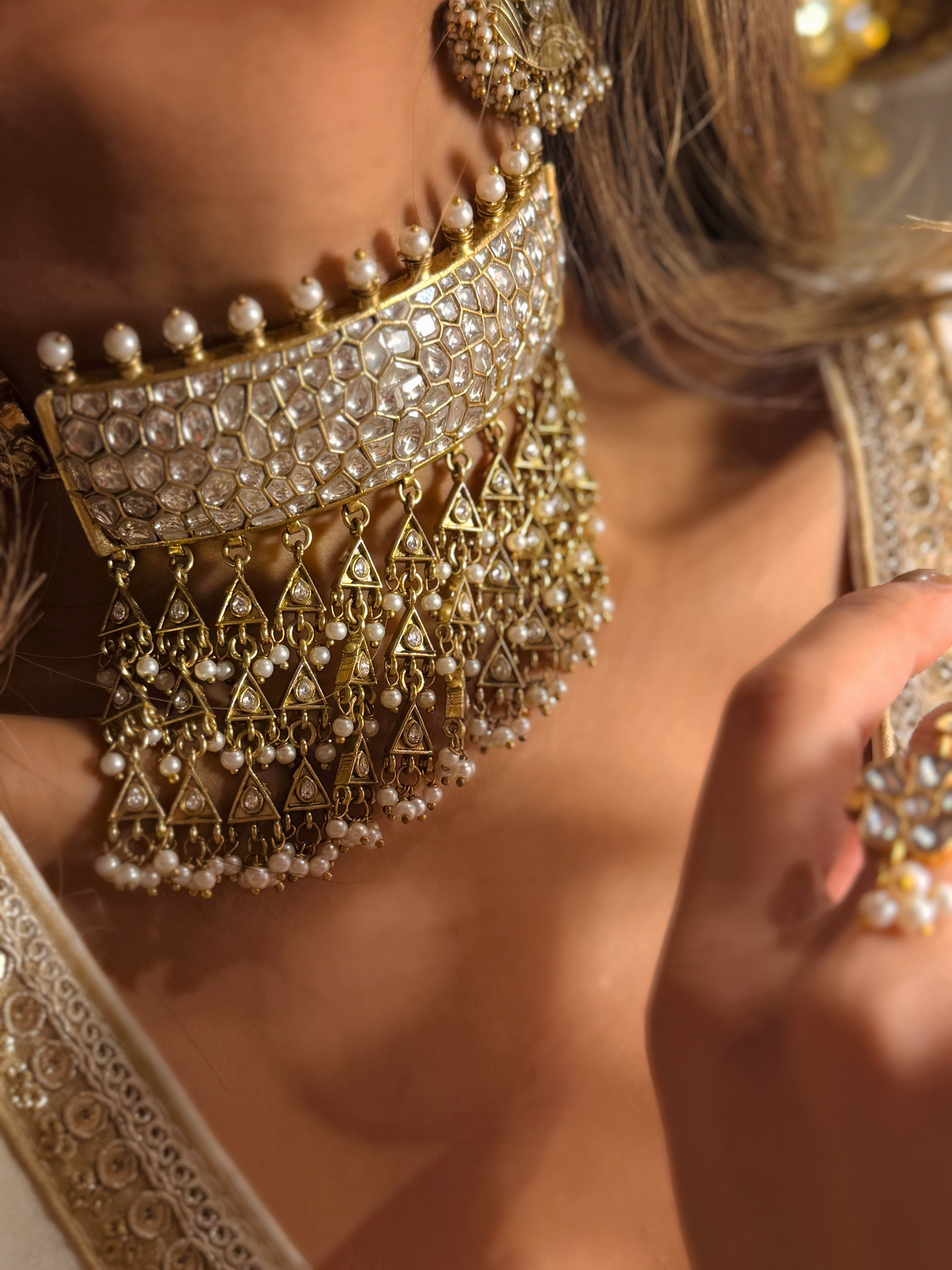 Zunair jadau Neck piece