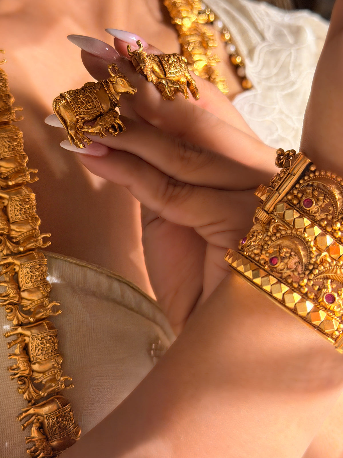 Nandipriya Rajwadi Necklace