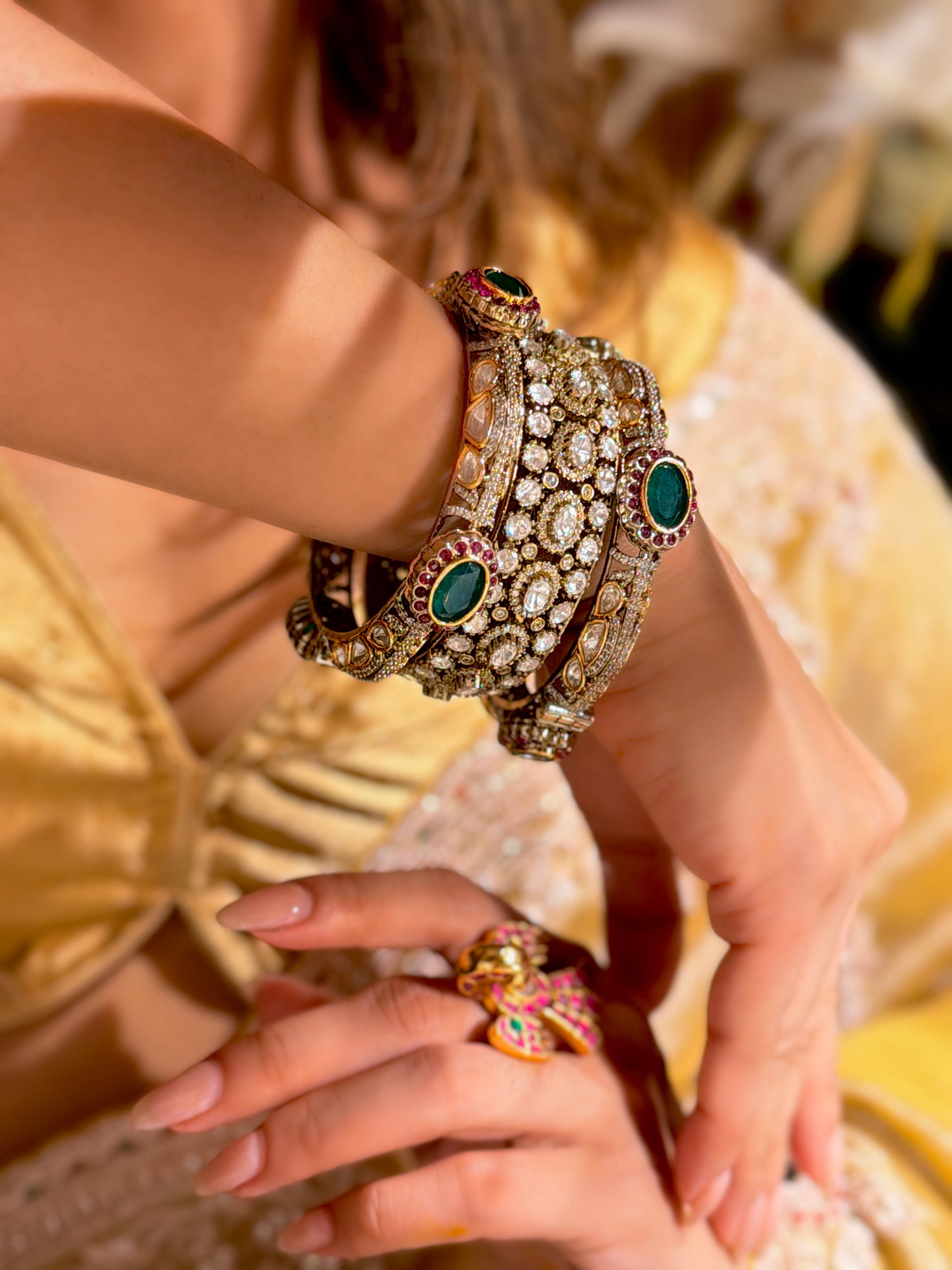 Opulent Vine Bangles