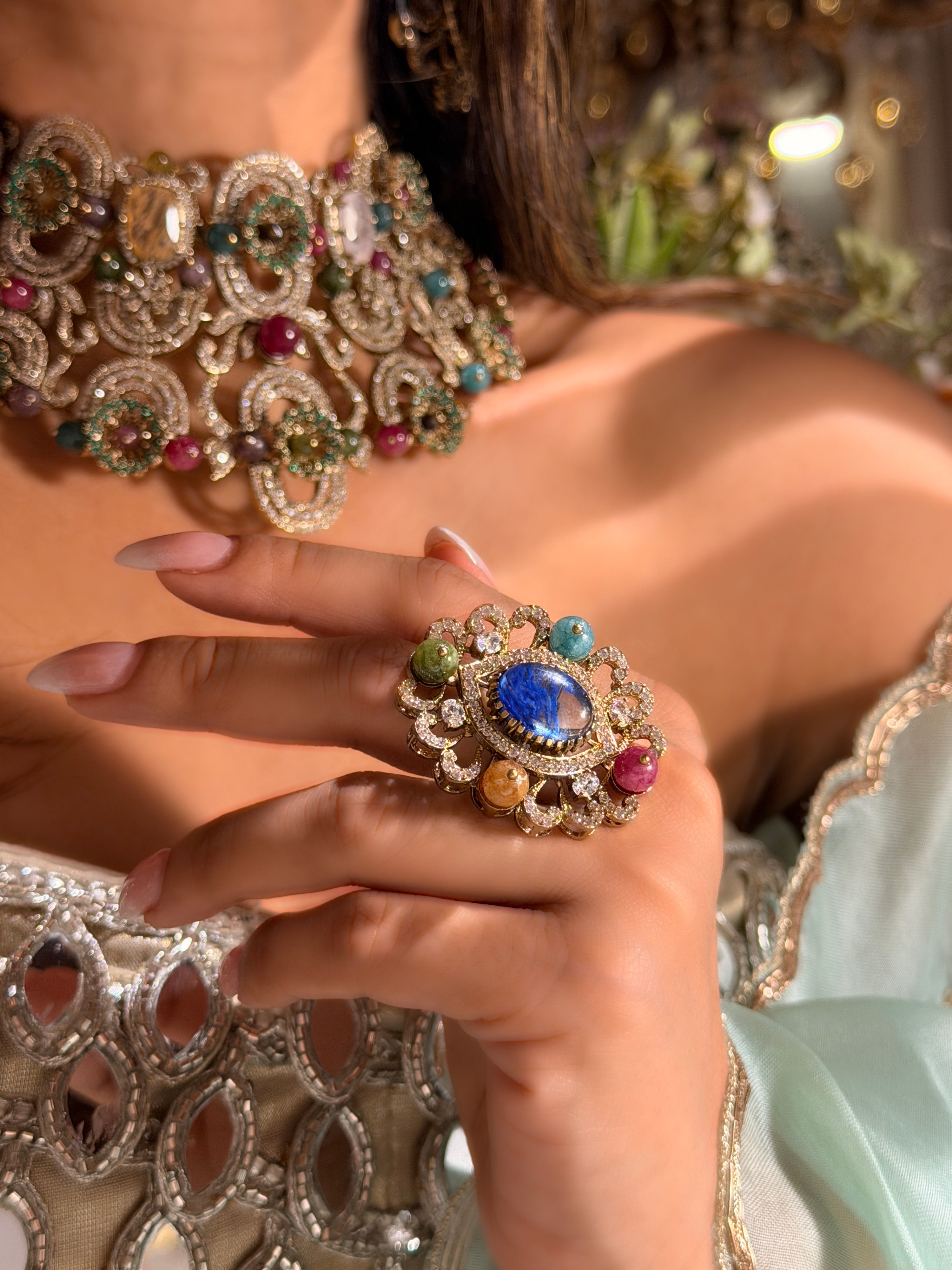 Elizabeth Luminous Sapphire Ring