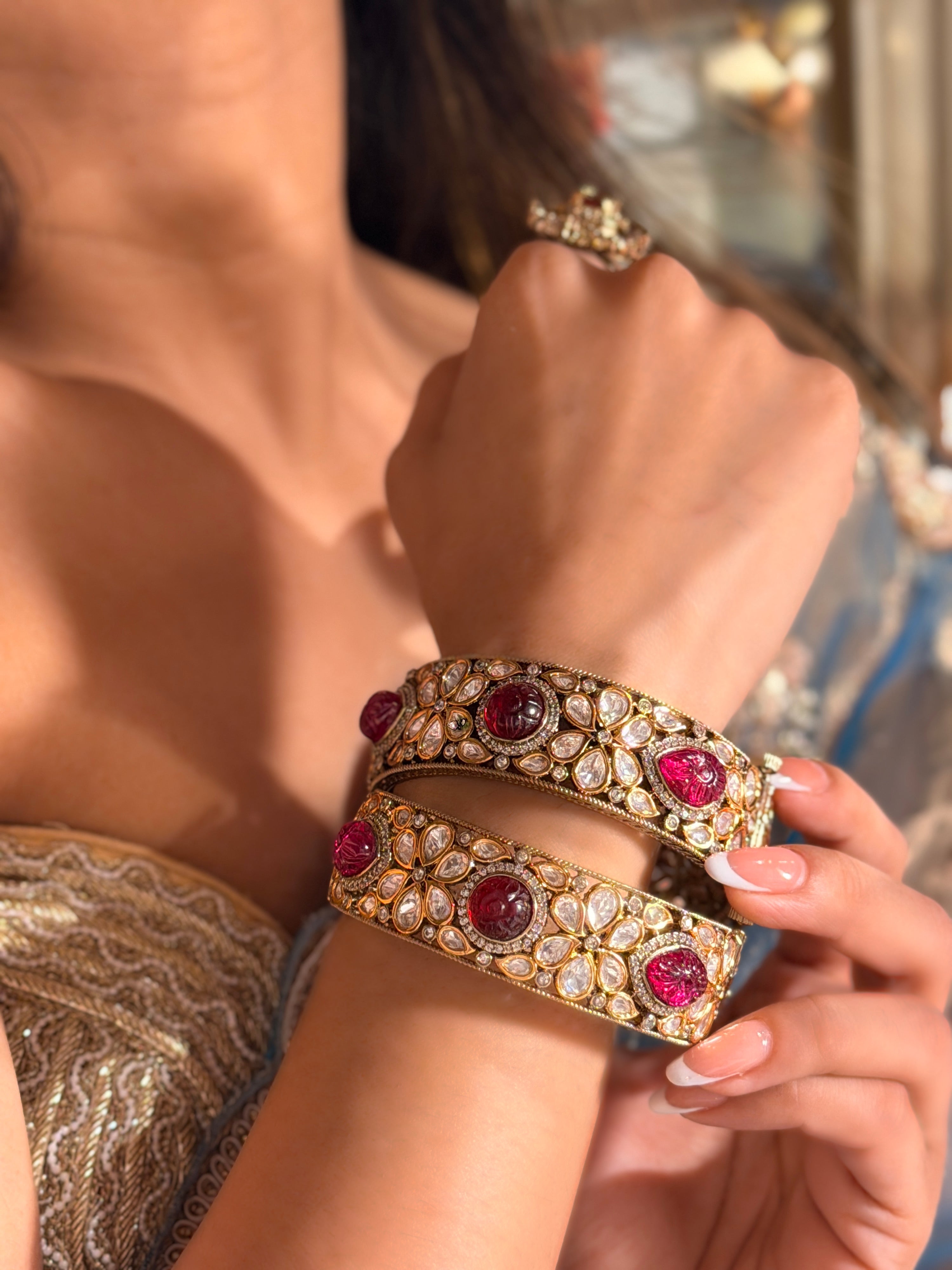 Sarika Ruby Bangle