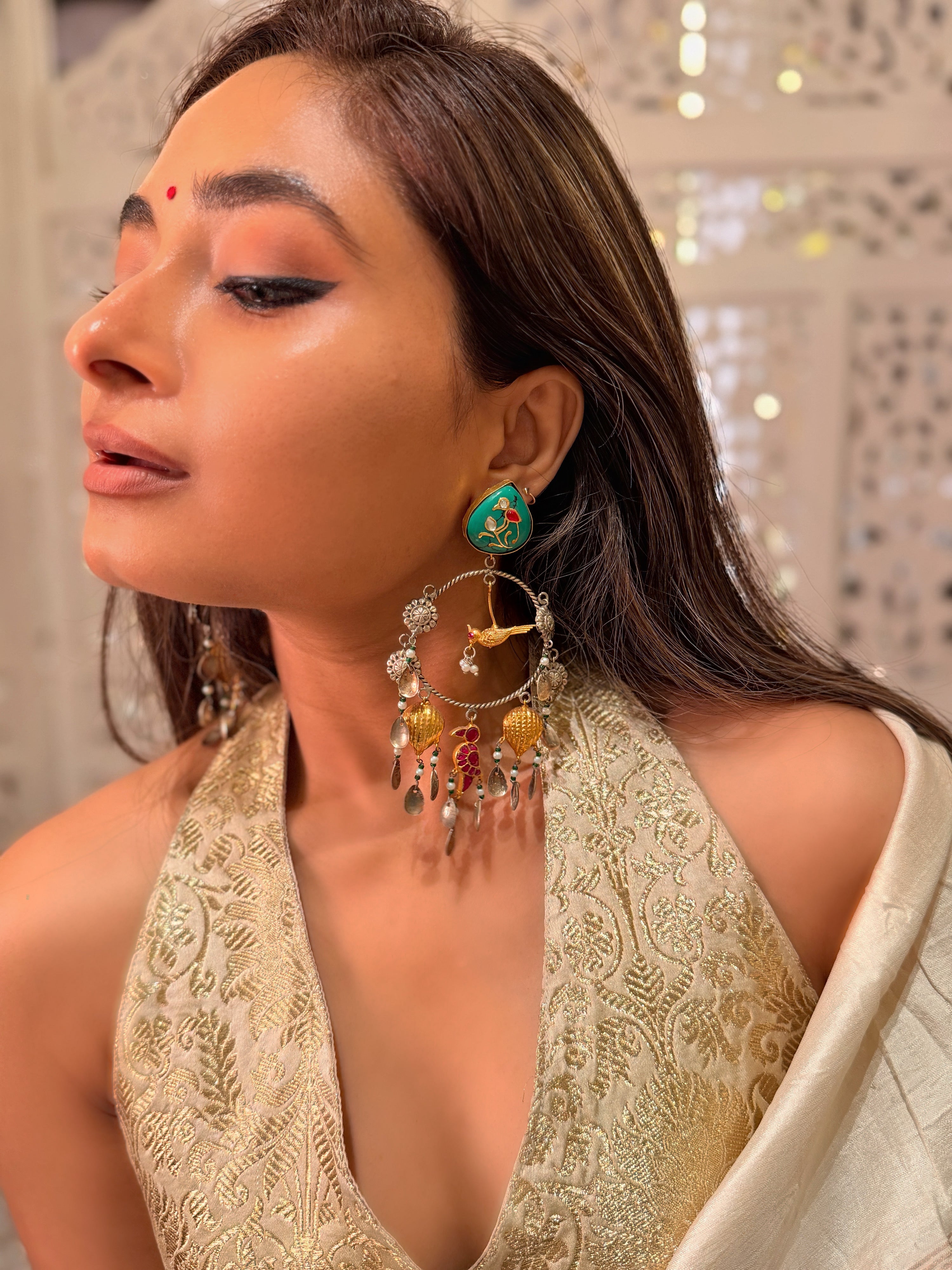 Swarna Pankh Fusion Dangler