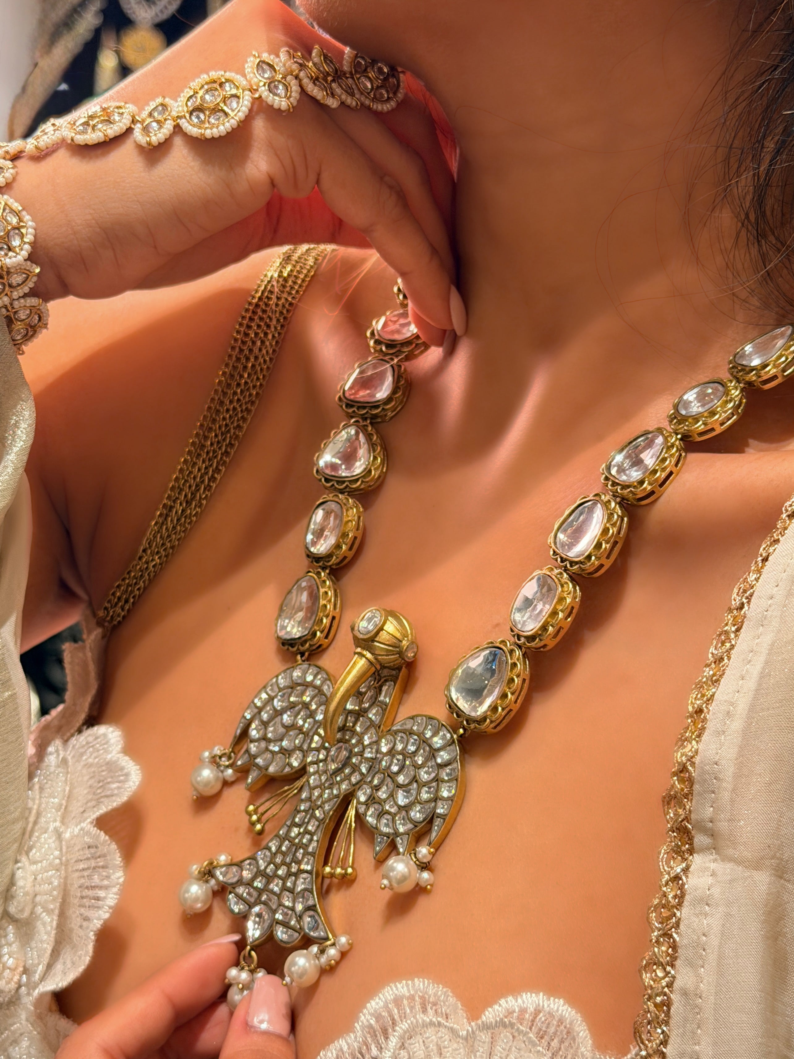 Vihanga Polki Necklace- Mahira