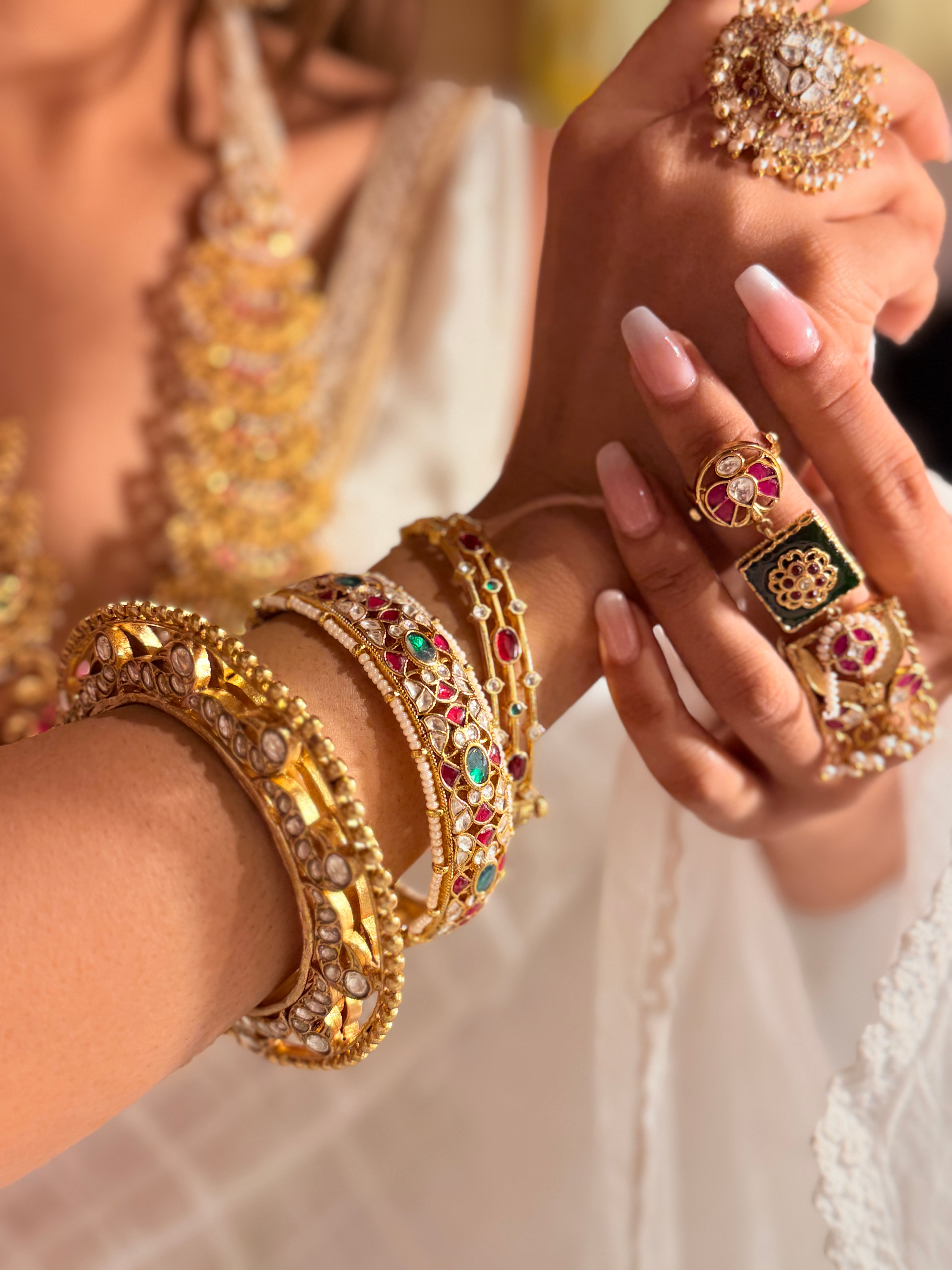 Vartika kundan bangle