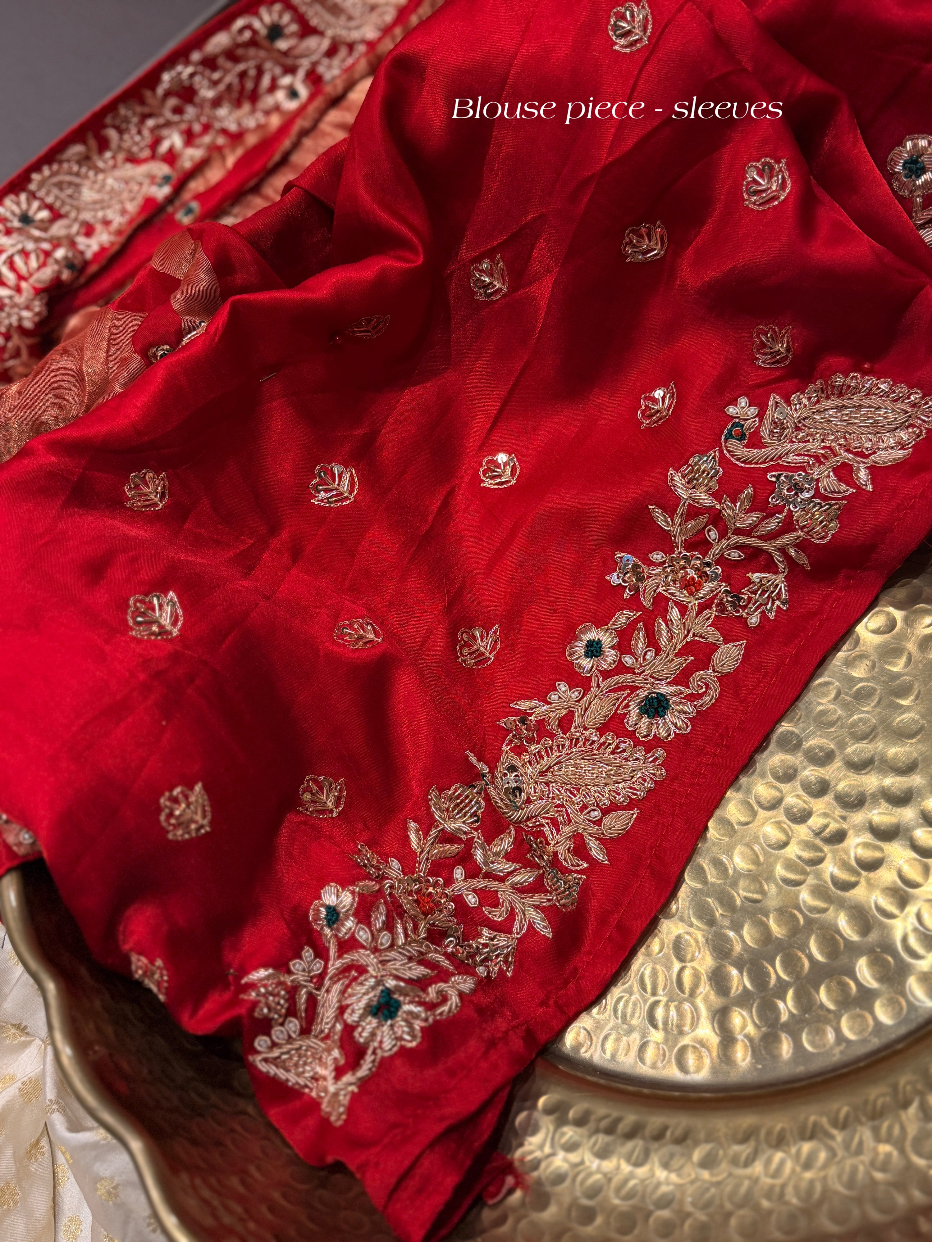 Sindoori shringar Saree