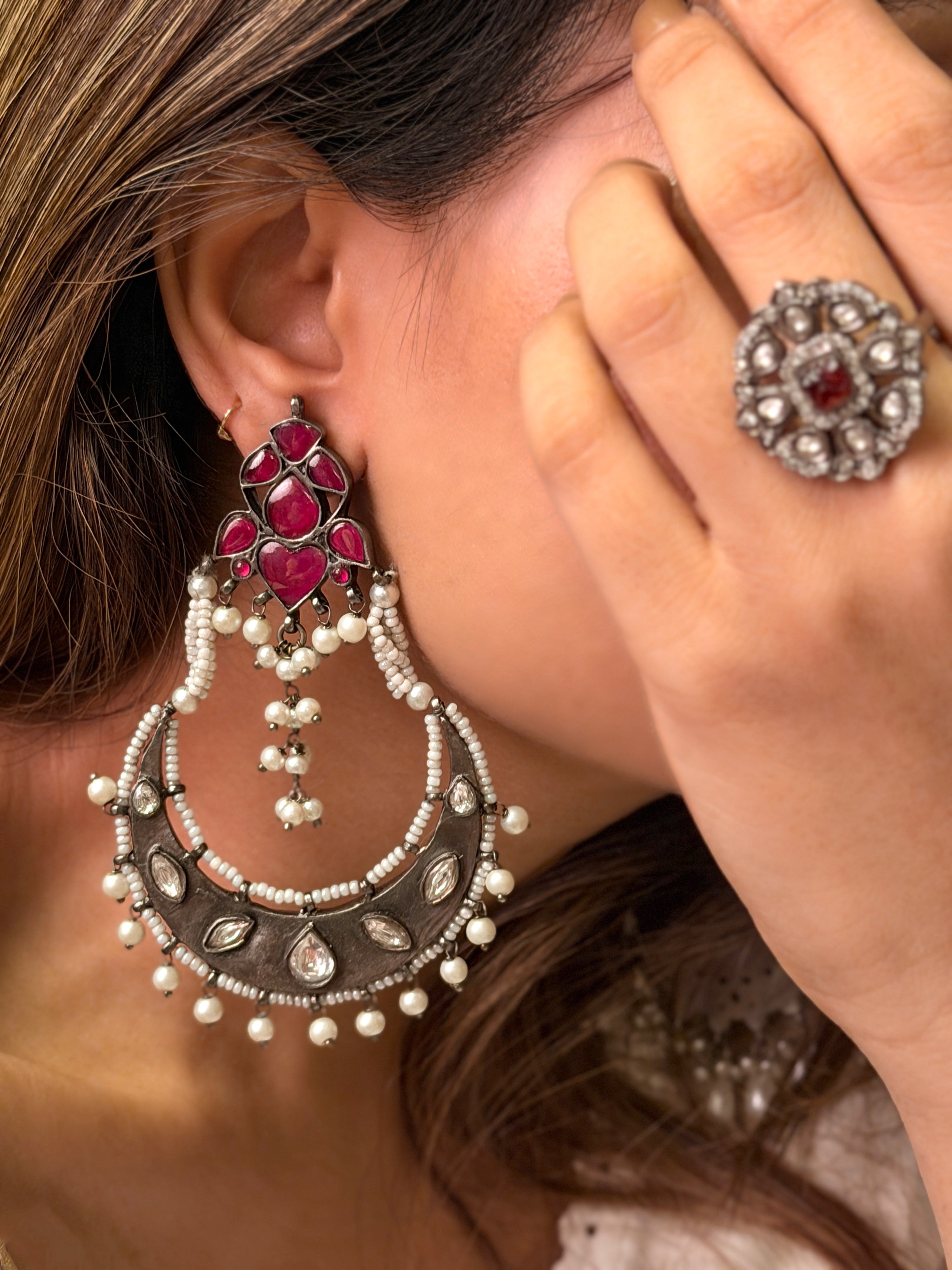 Sangam ruby Jadau bali - MAHIRA