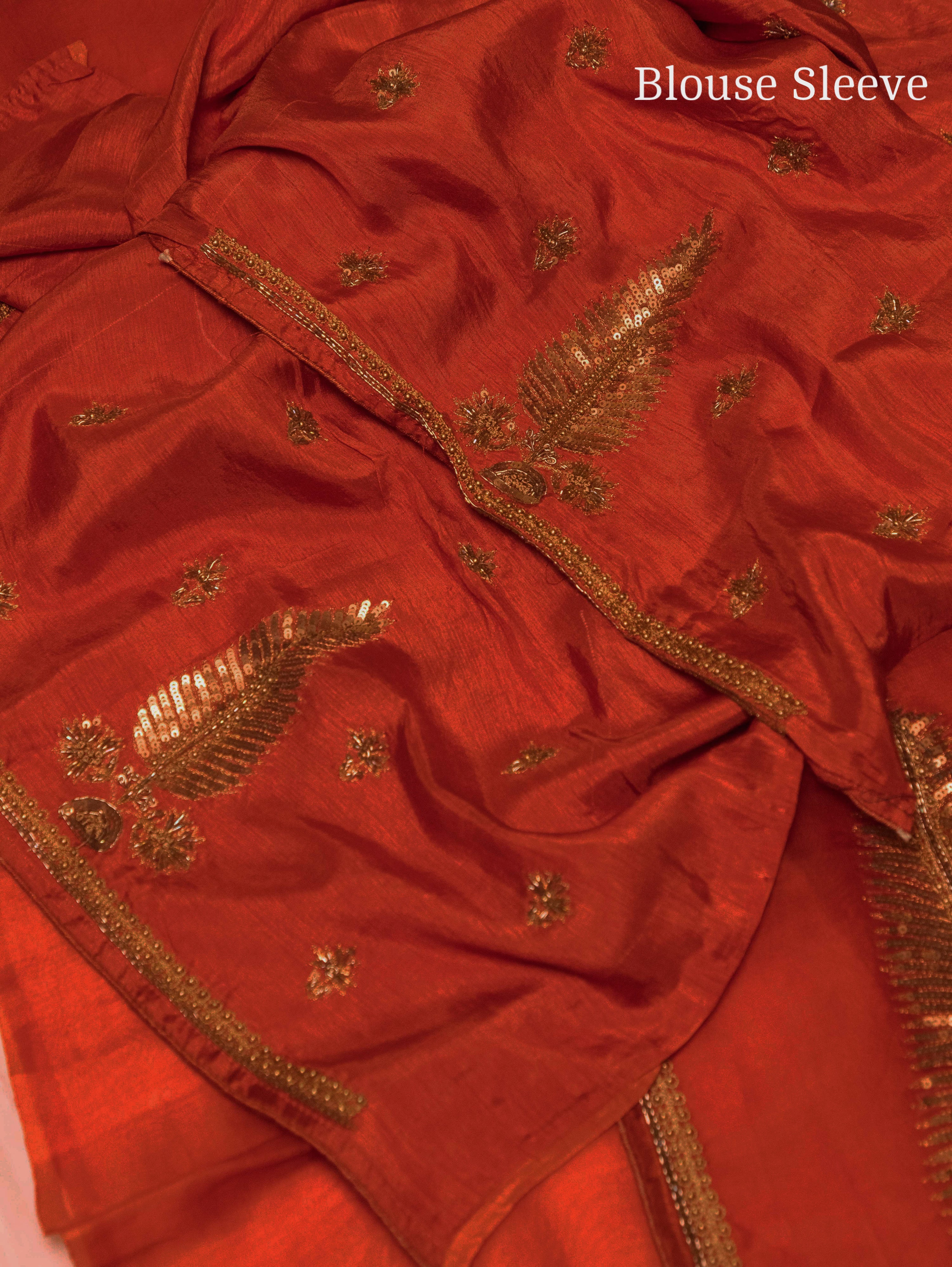 Pure organza Fern Saree