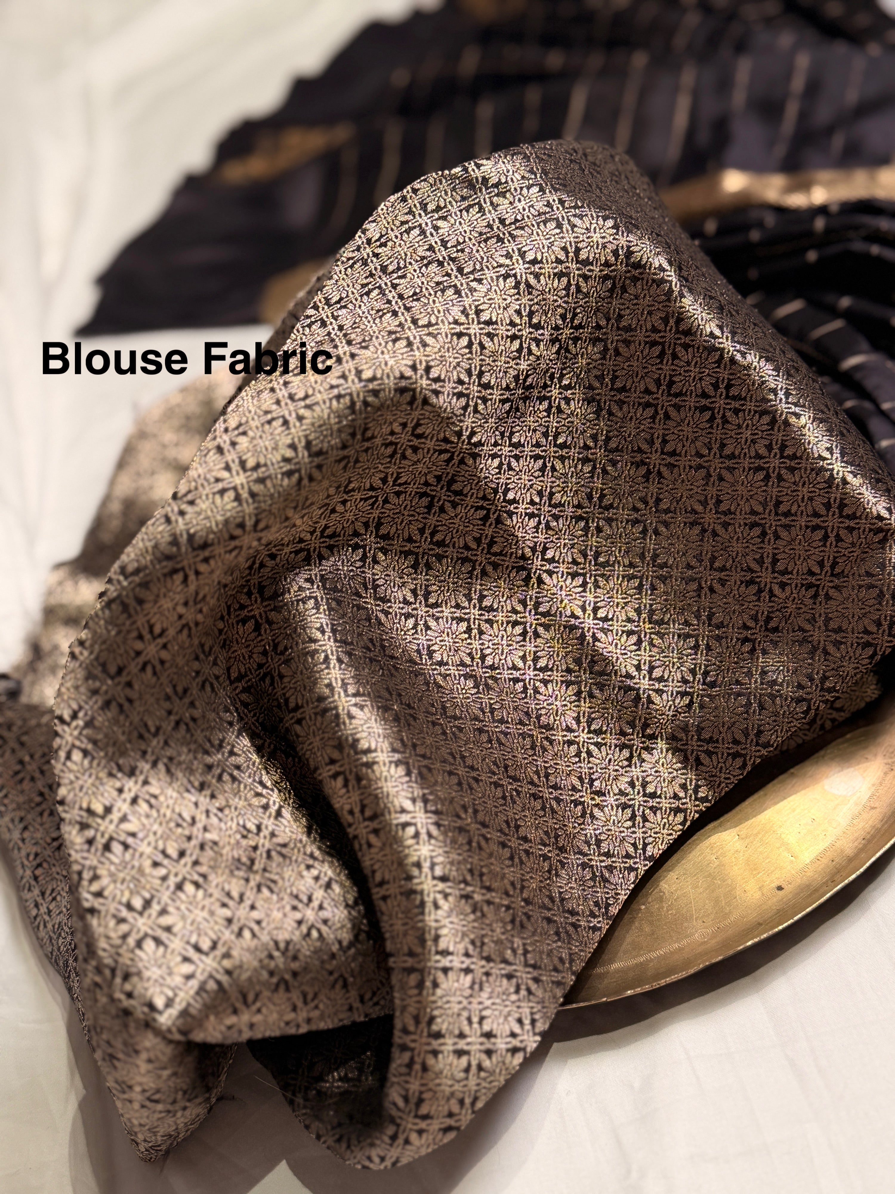 Checkers Glam Silk Saree