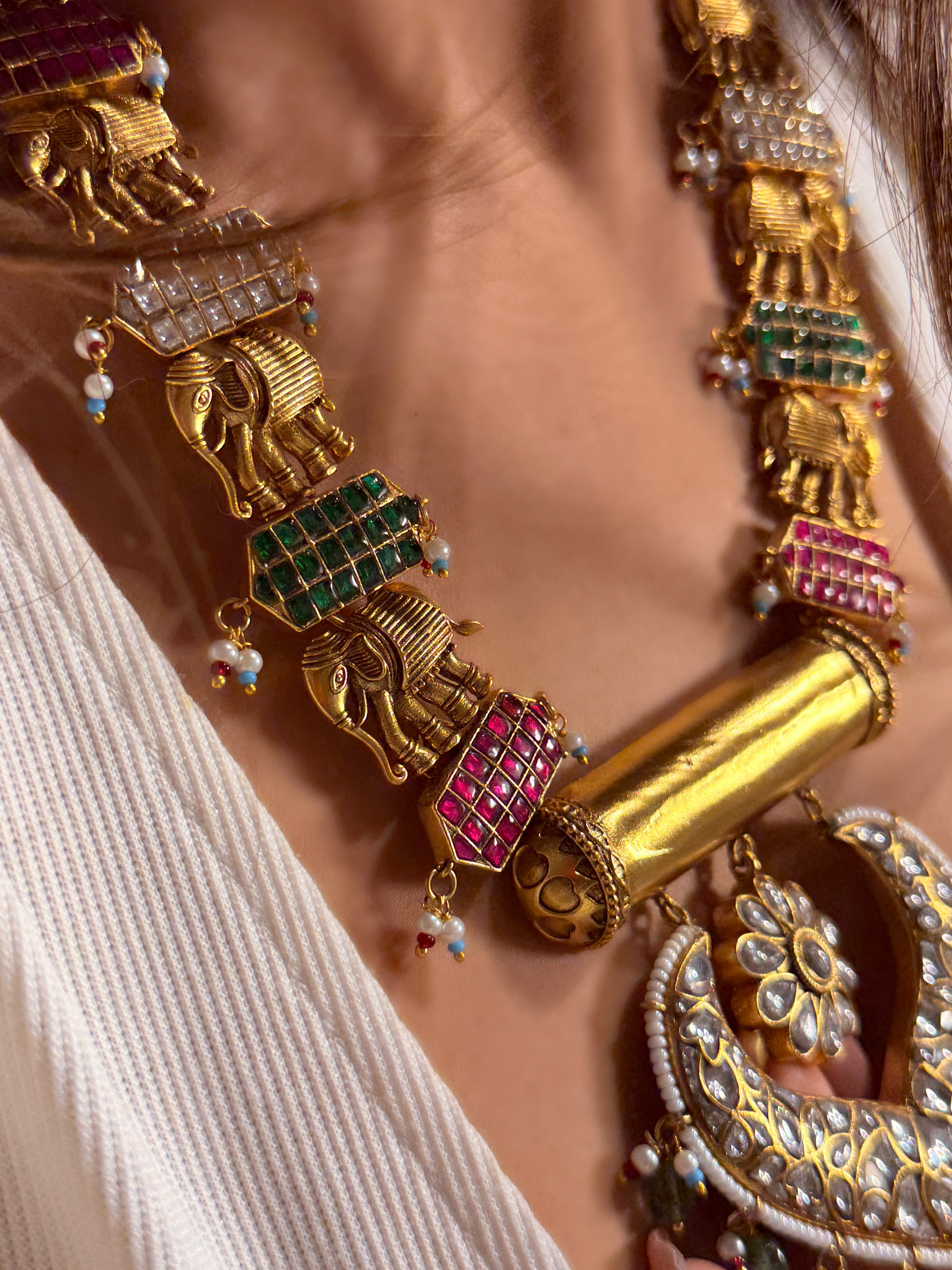 Gajvilas Jadau Necklace