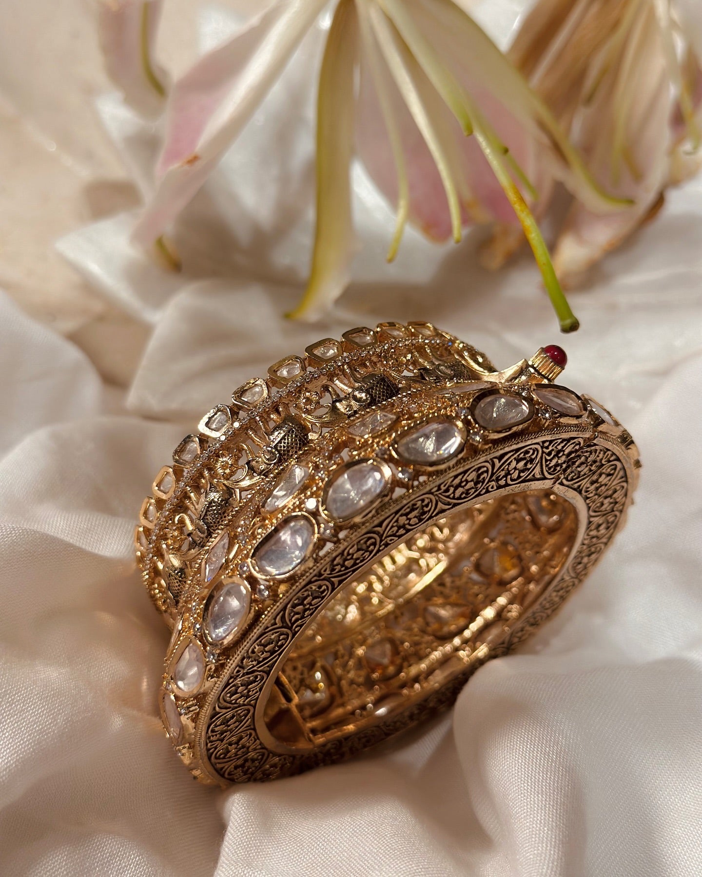 Kamiya Polki Bangle