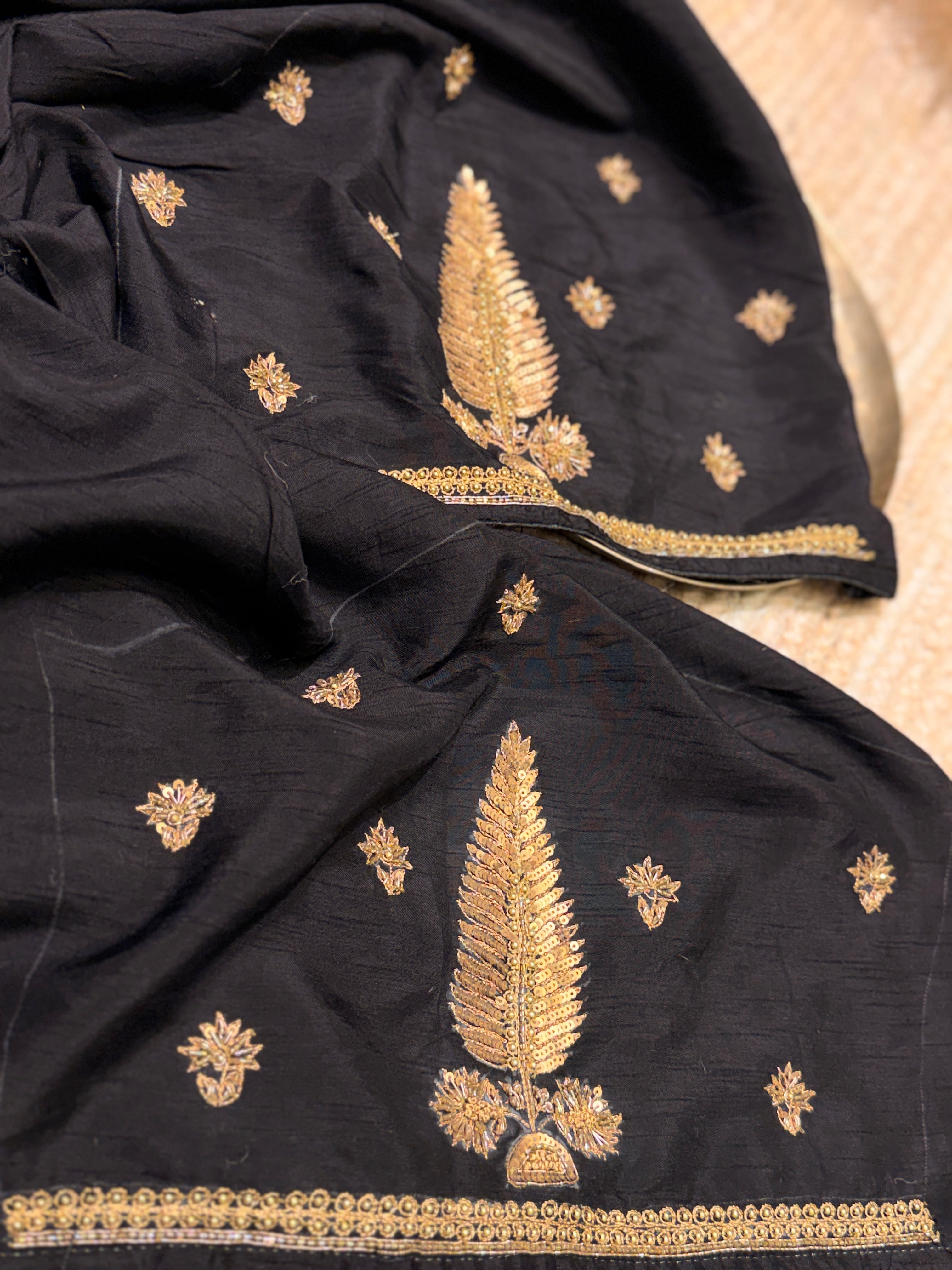 Black Fern Saree