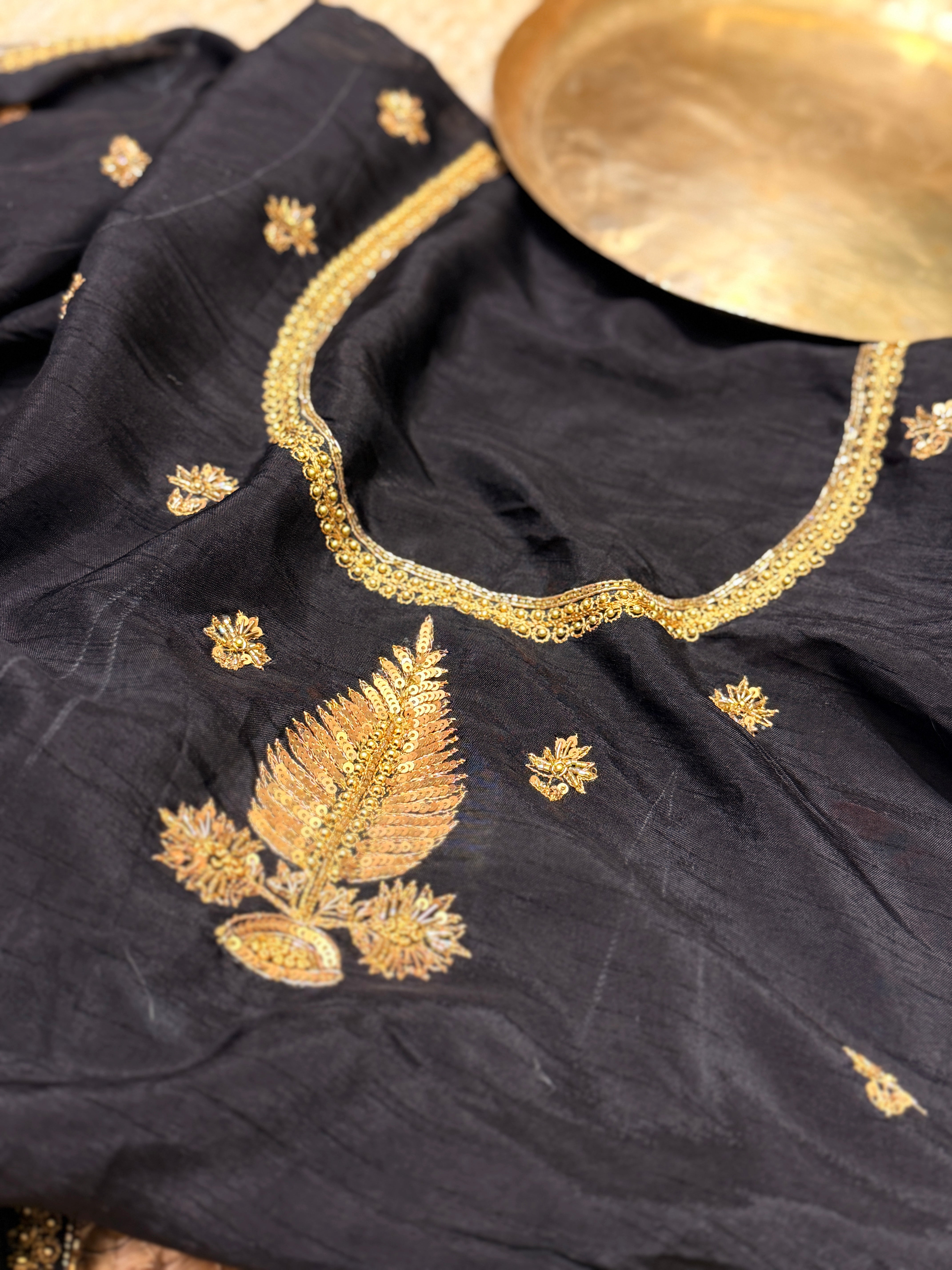 Black Fern Saree