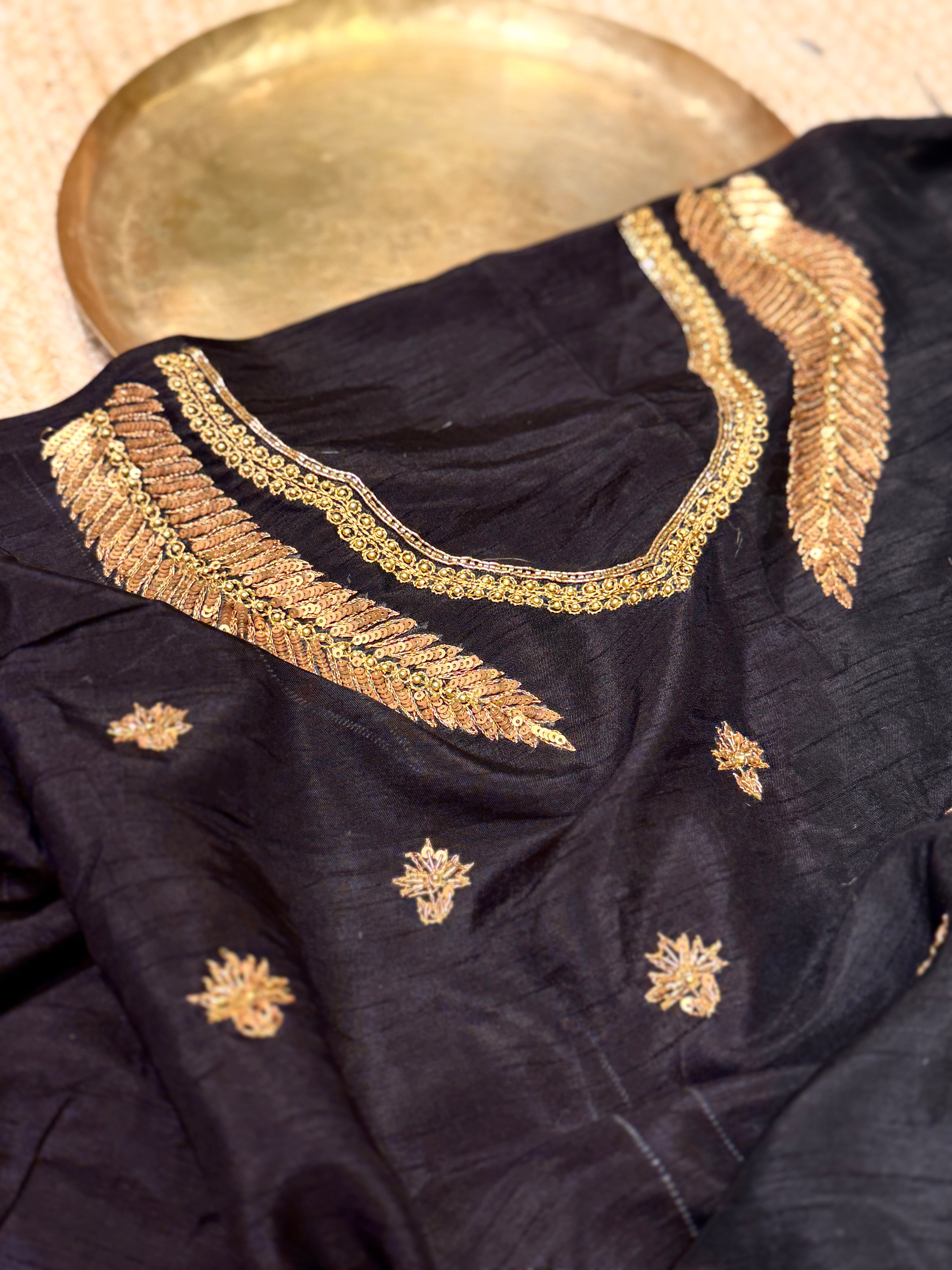 Black Fern Saree
