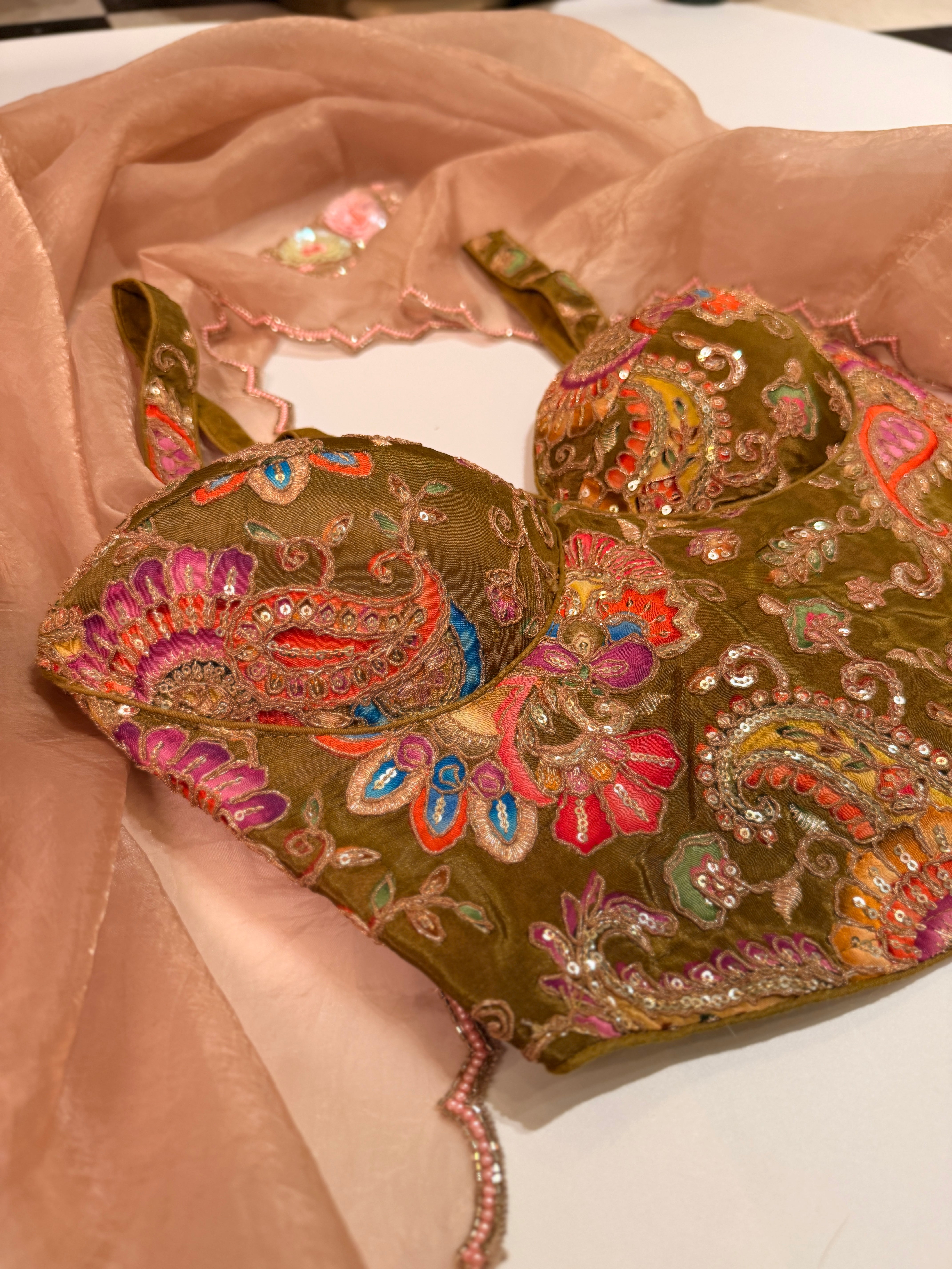 Paisley Corset Blouse