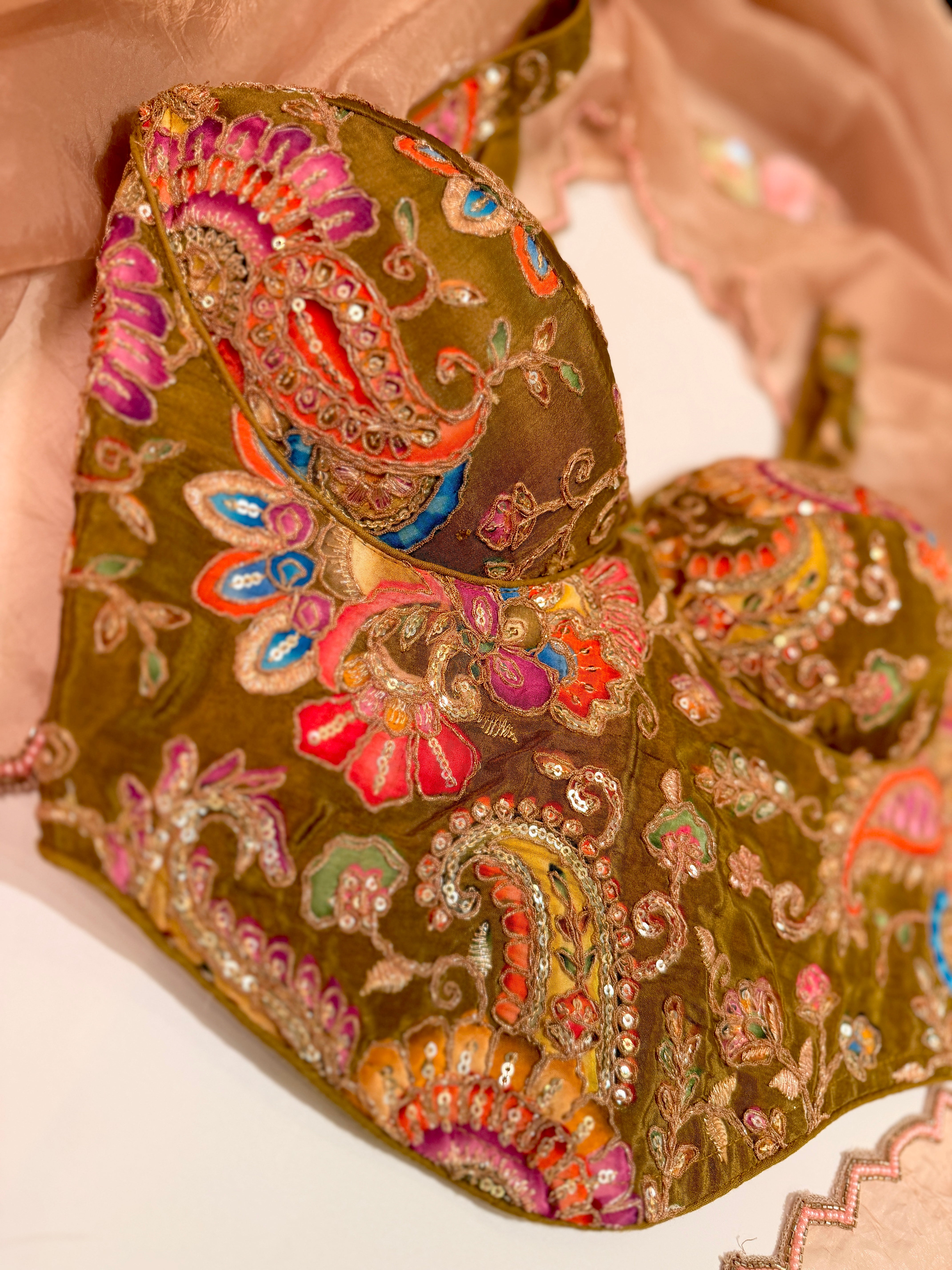 Paisley Corset Blouse