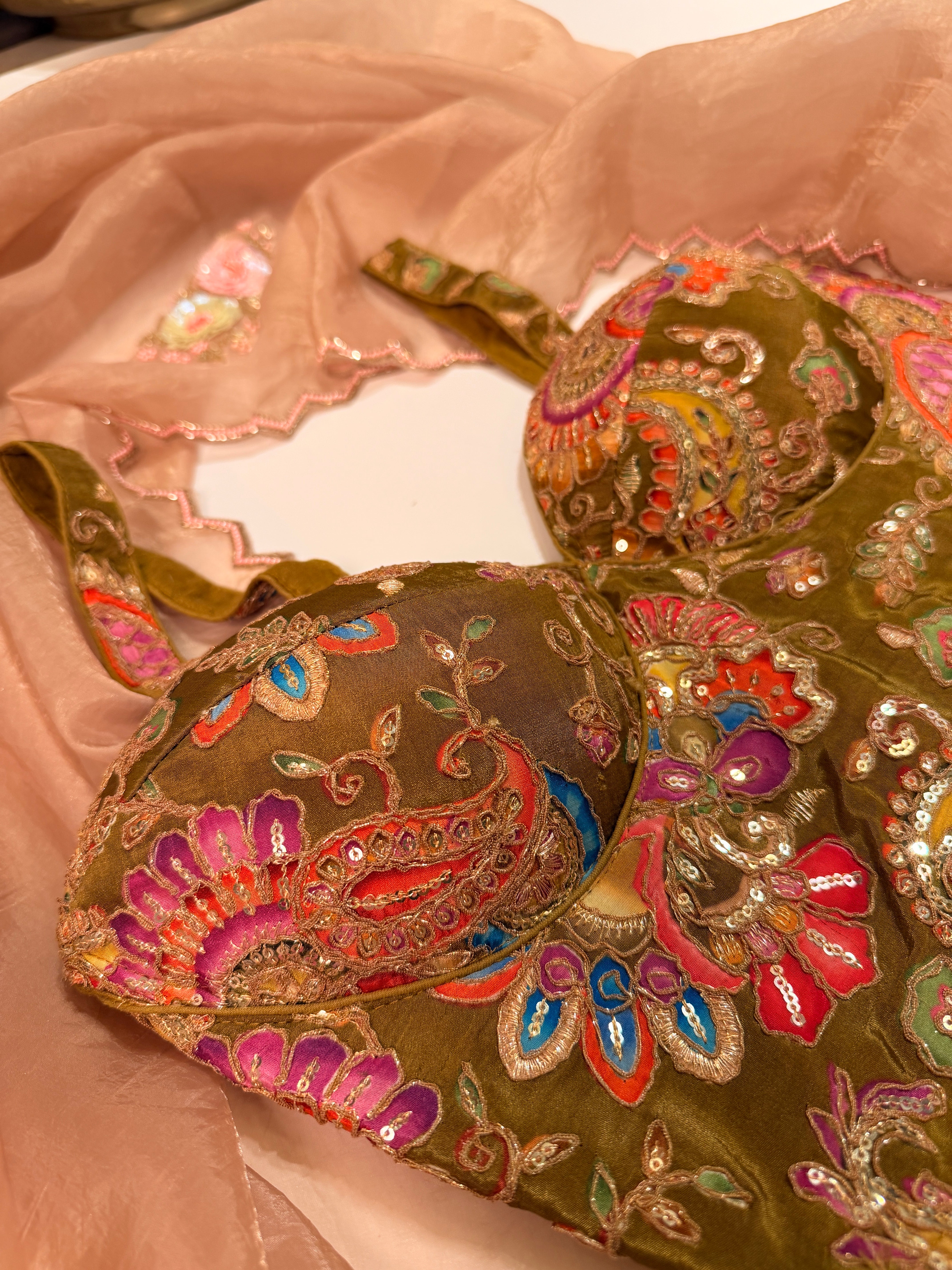 Paisley Corset Blouse