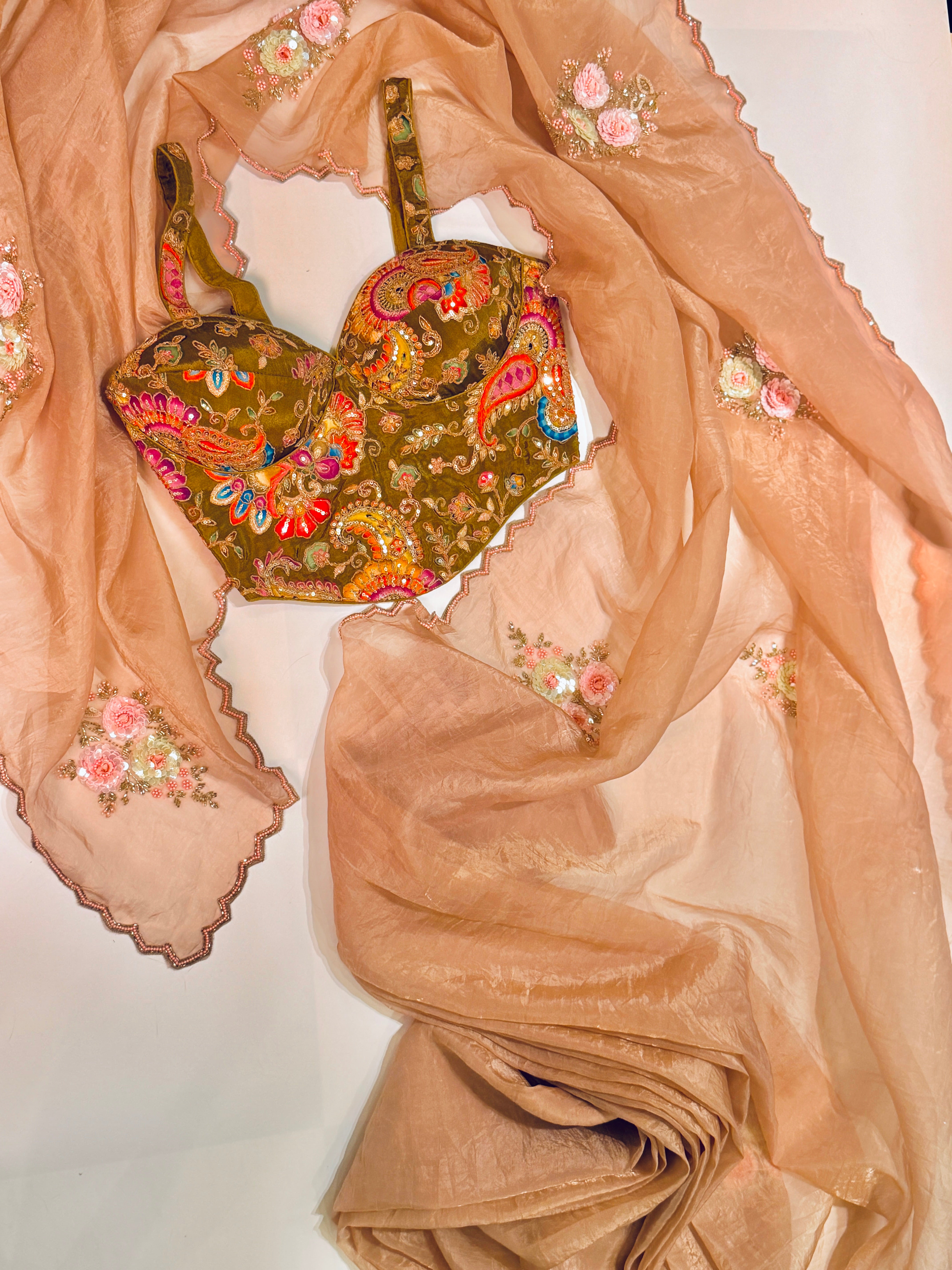 Paisley Corset Blouse