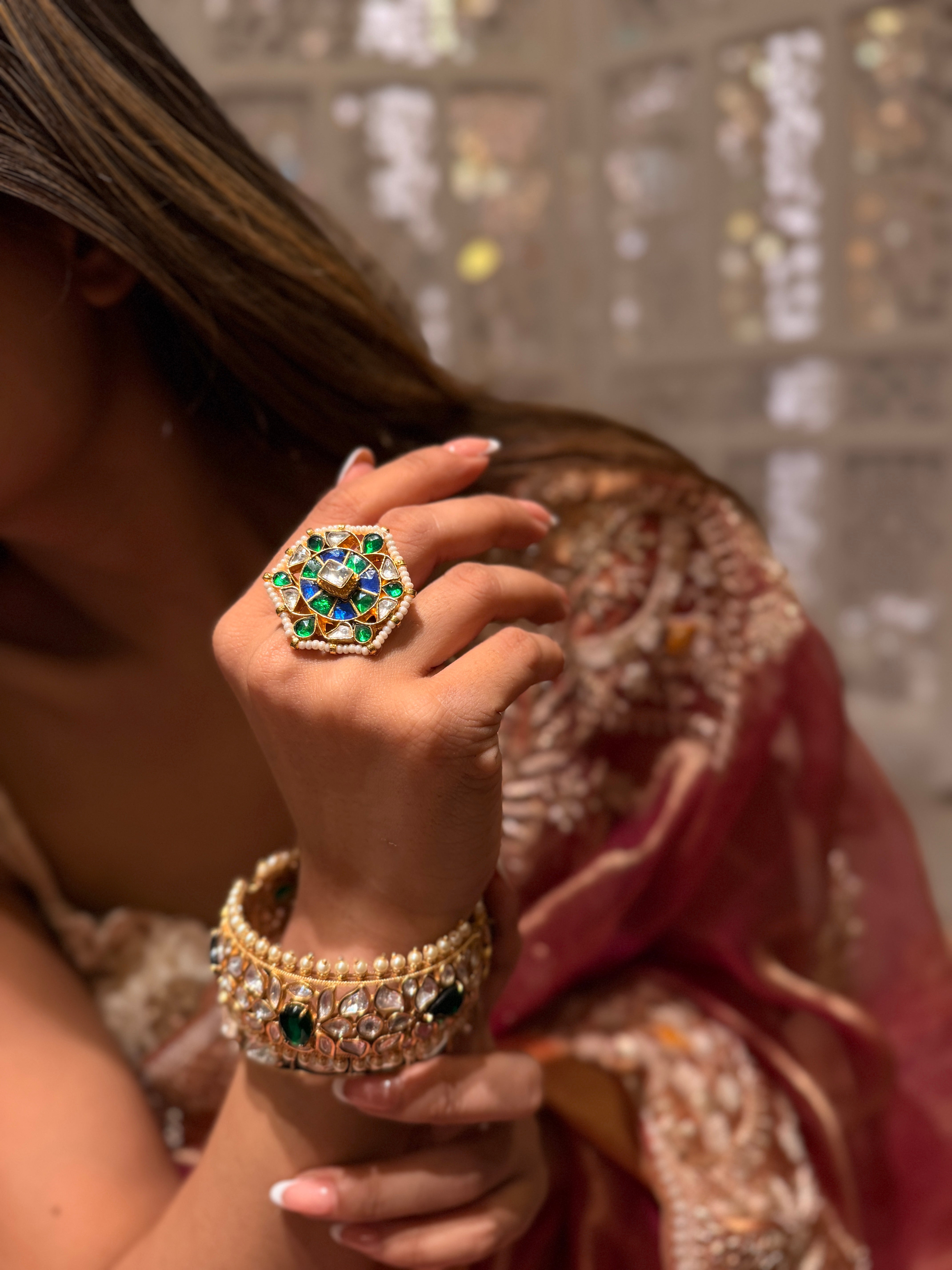 Muneera Kundan Ring