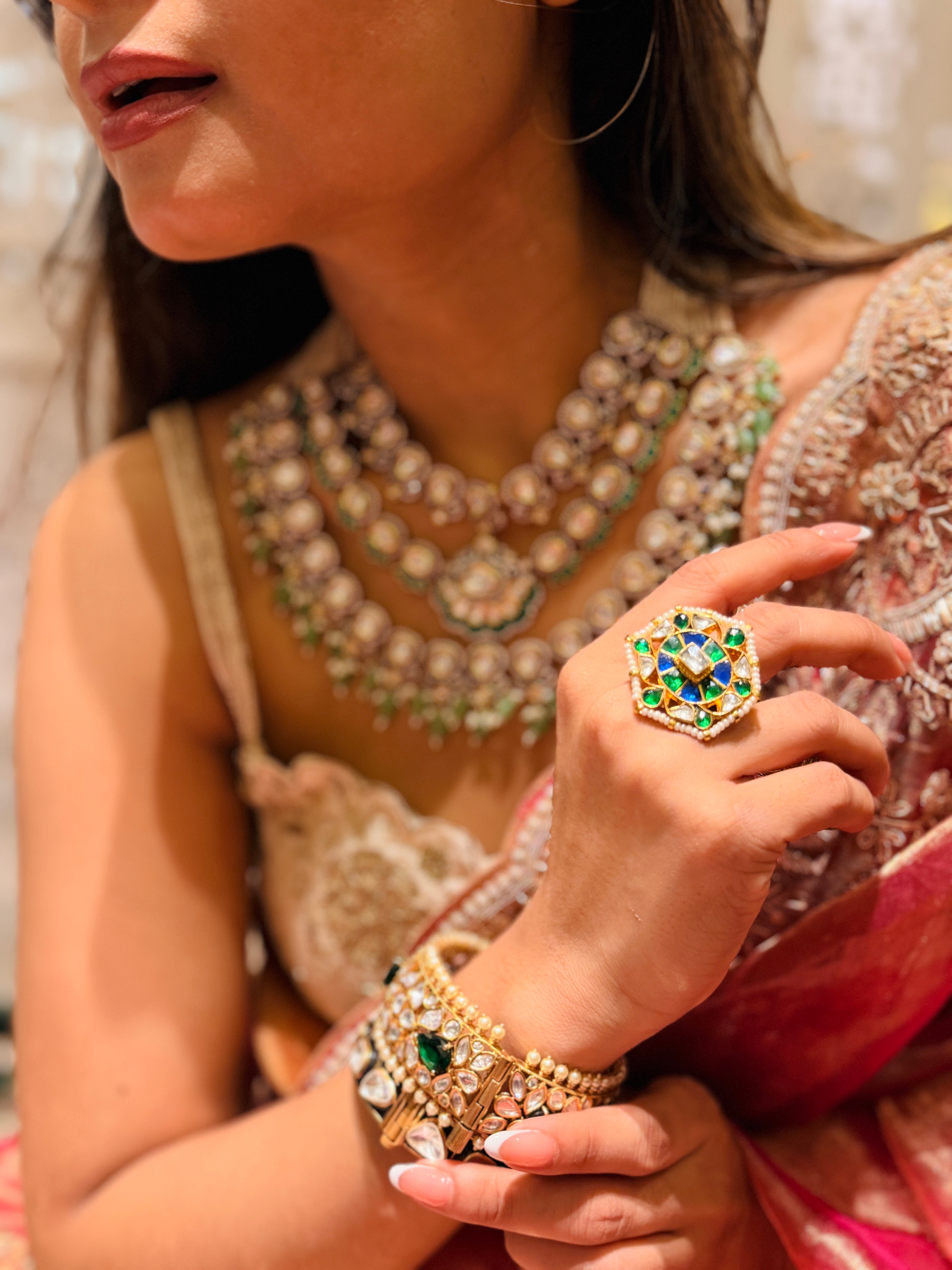 Muneera Kundan Ring