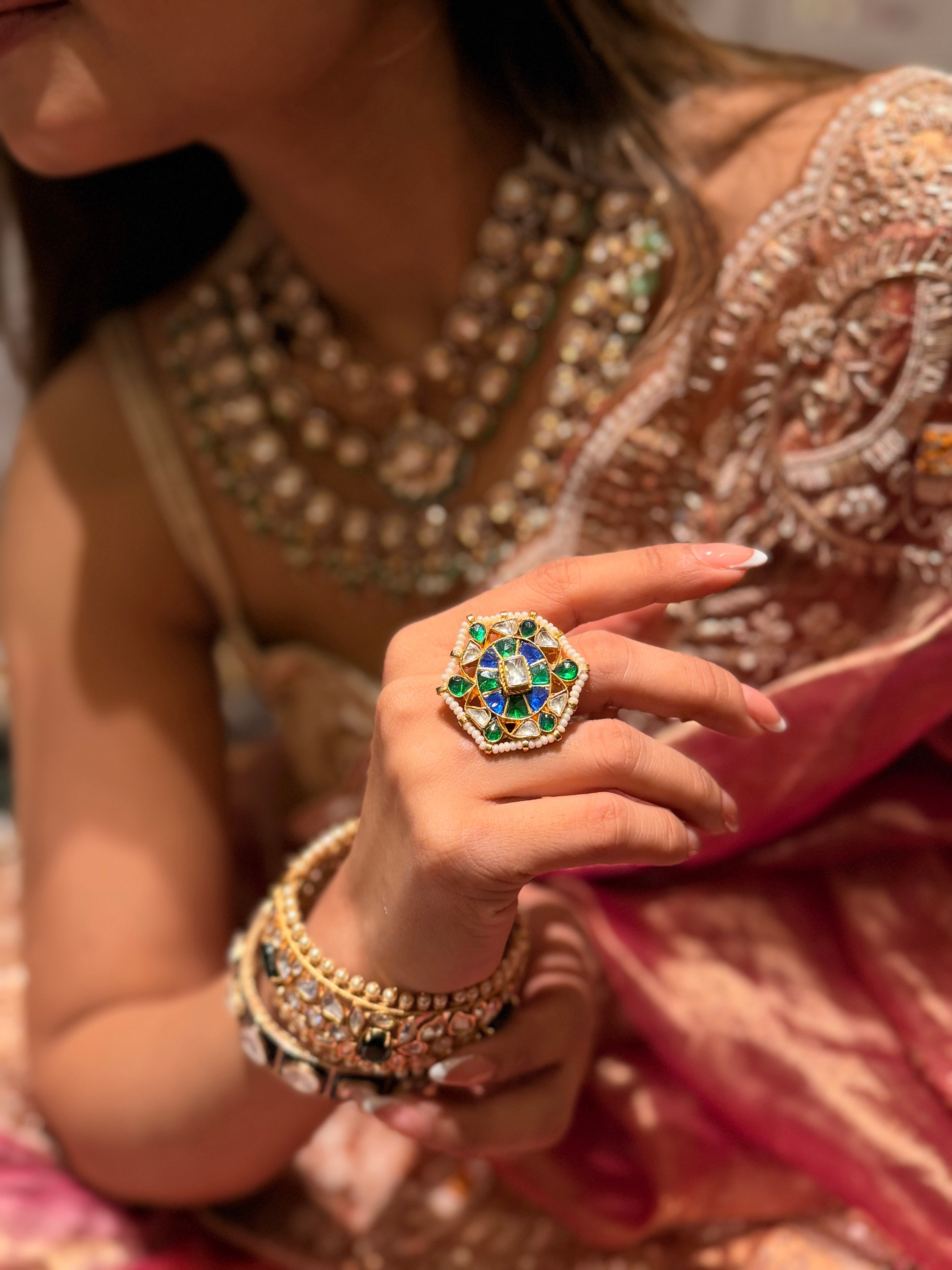Muneera Kundan Ring