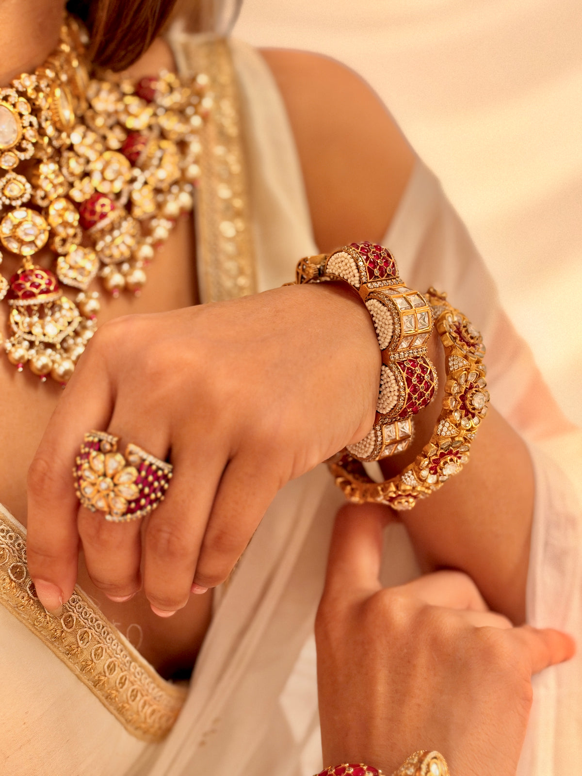 Pritam scallop Gajra Bangle