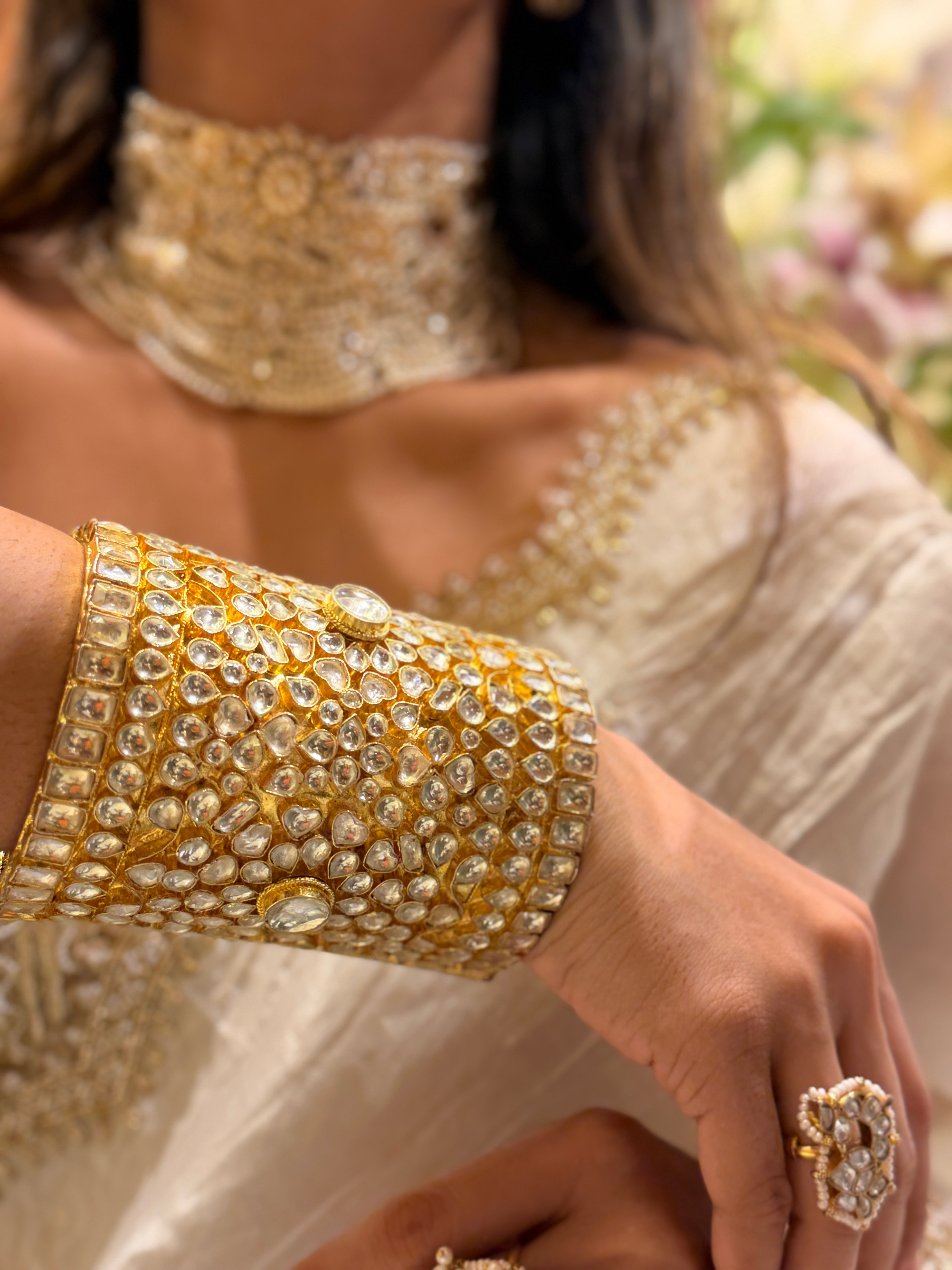 Amber Bloom Cuff