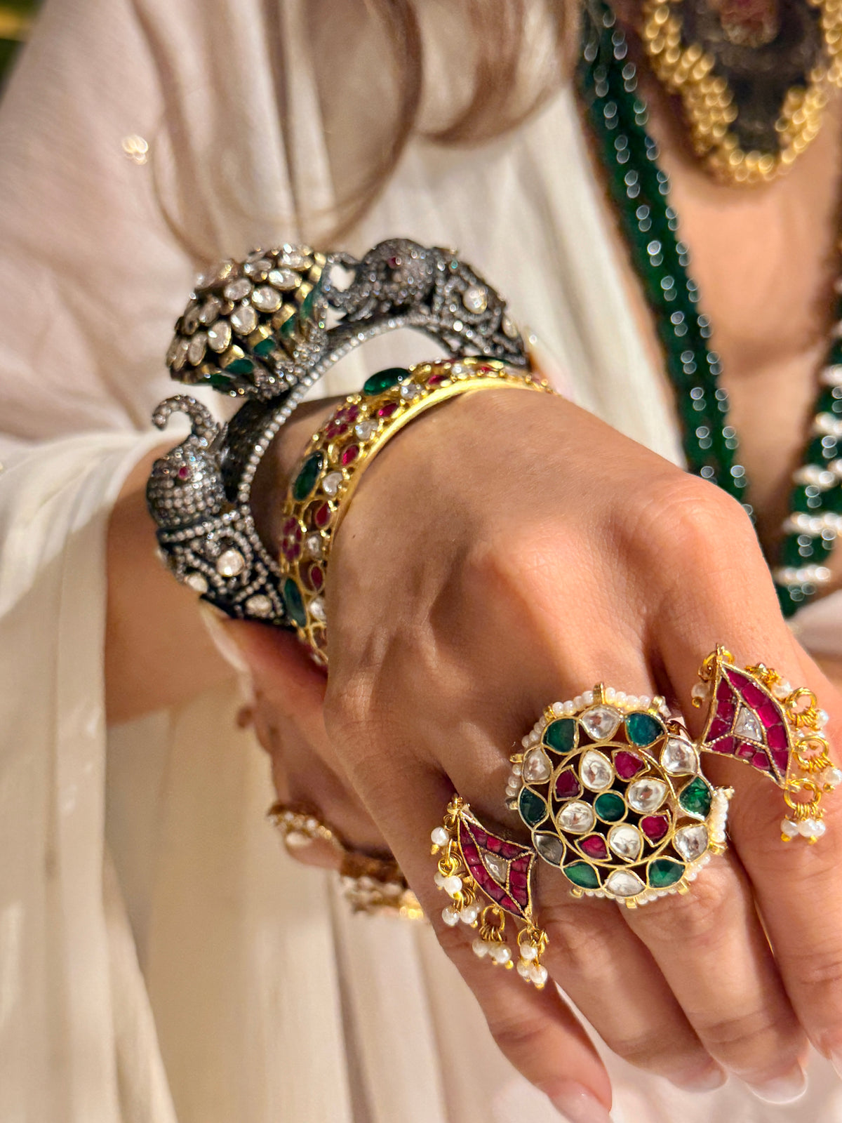 Indu Jadau Ring