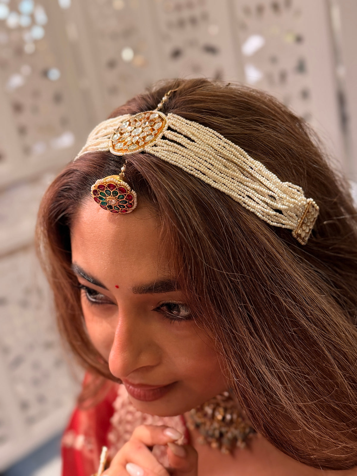 Heera Borla & Matha Patti set