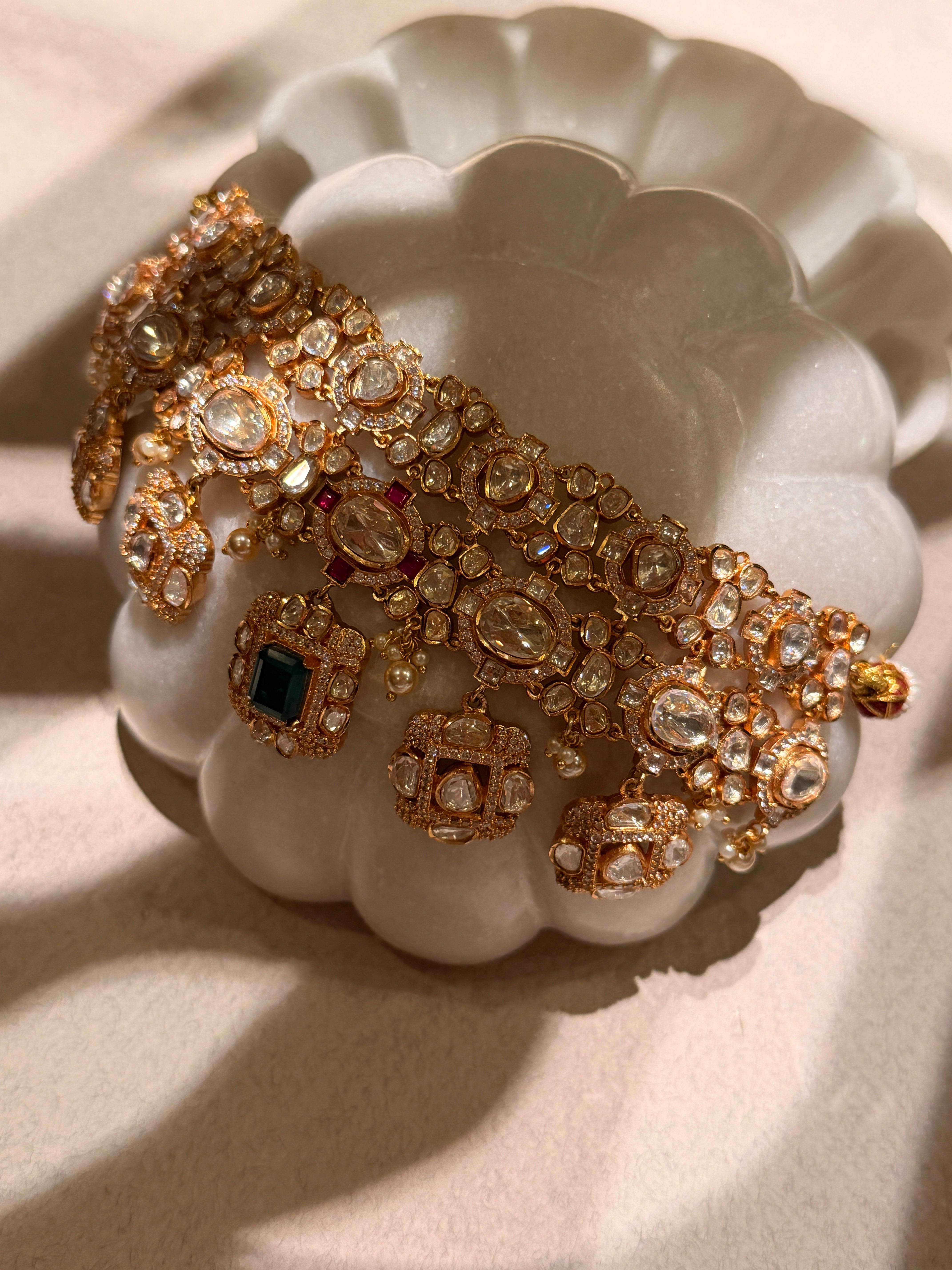 Afsana Polki choker