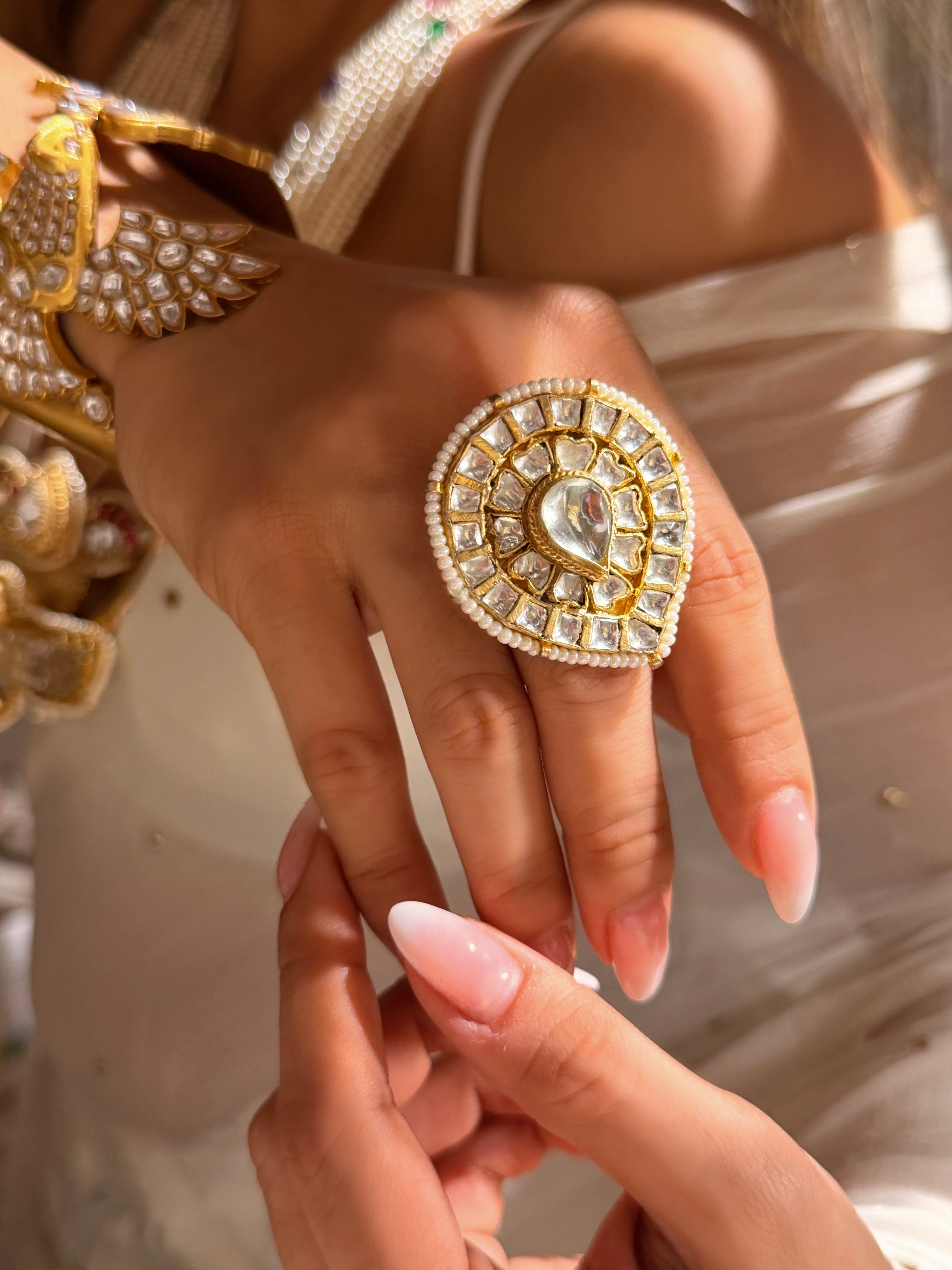 Ratnarekha Kundan Ring