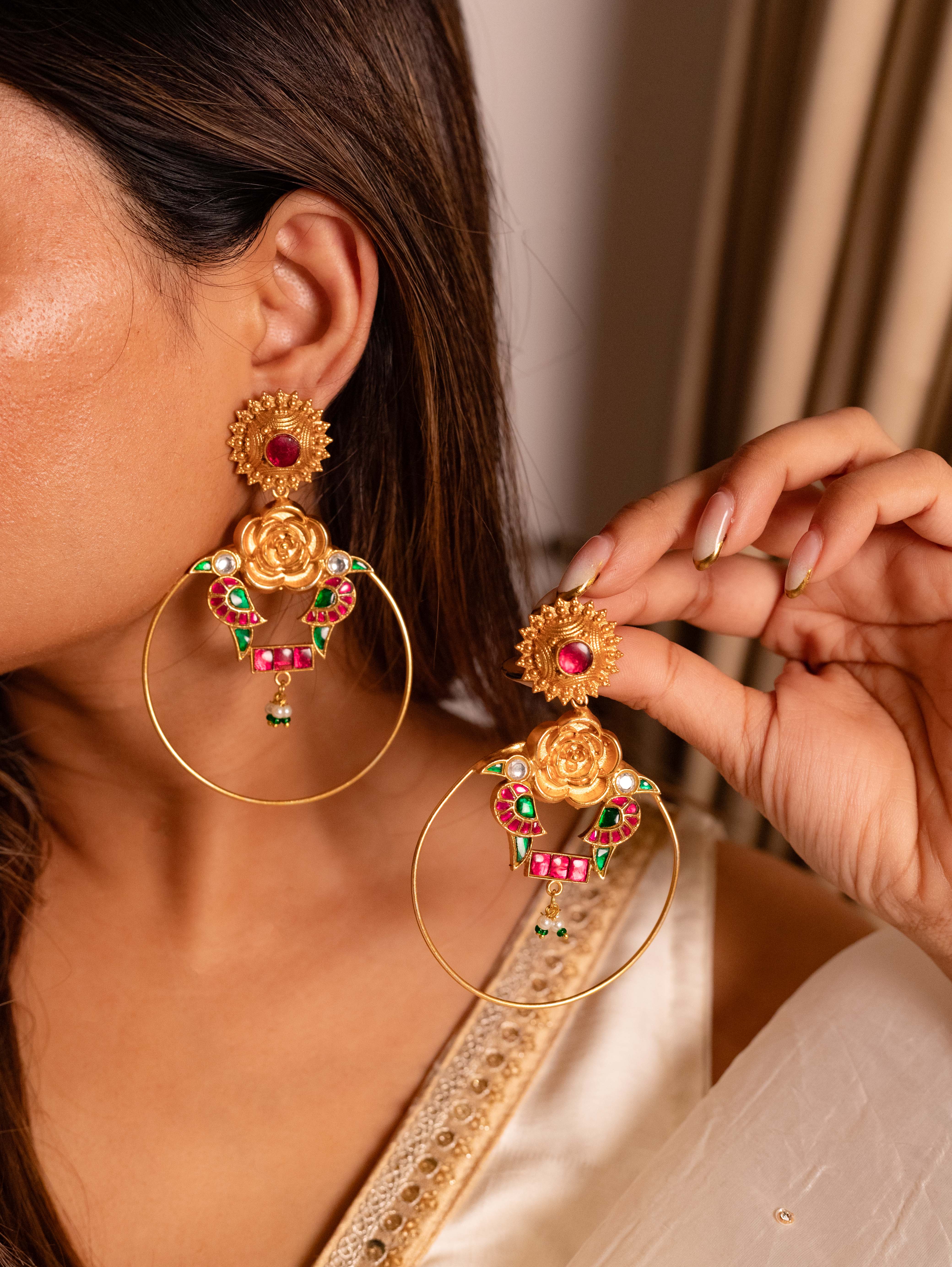 Swarna Rosette Earring