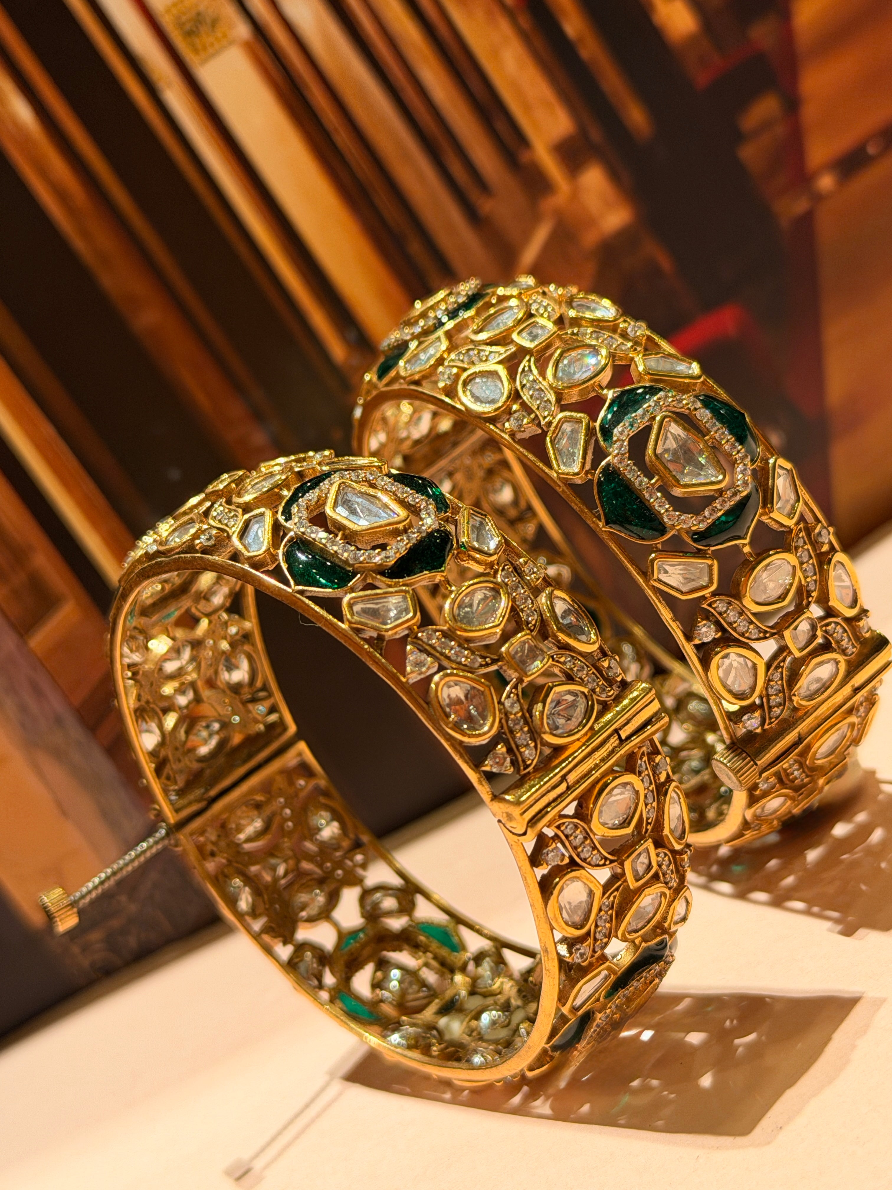 Rosette Bangle - Illuminate Luxe