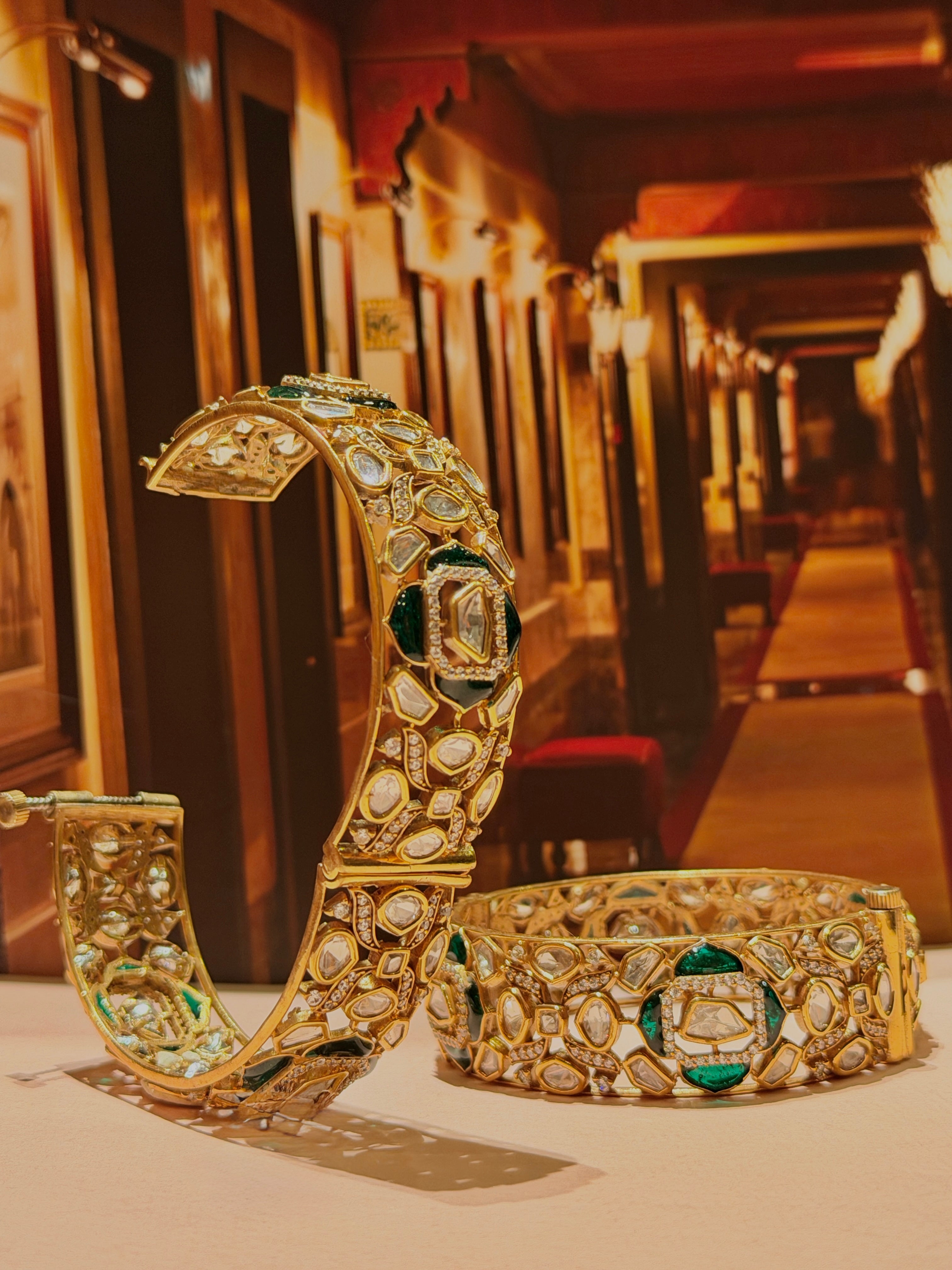 Rosette Bangle - Illuminate Luxe