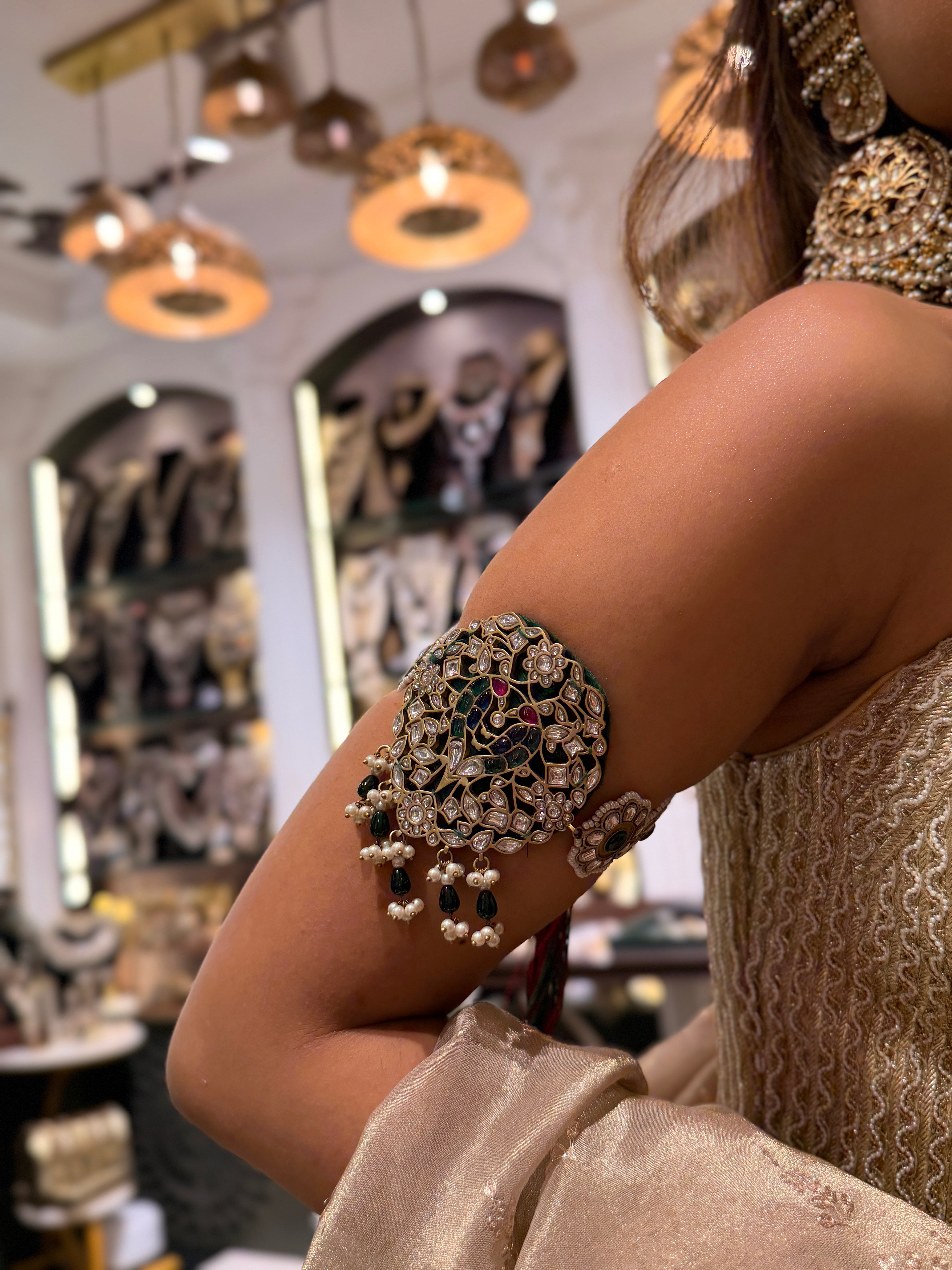 Mughal Flora Armlet- MAHIRA