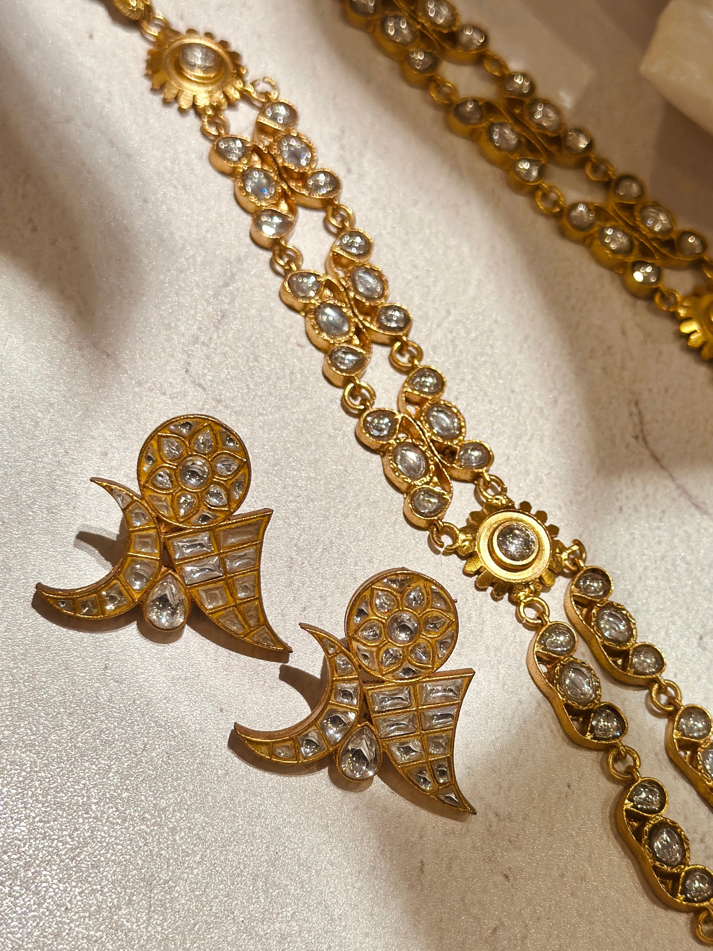 Jadau Mor Bali Necklace