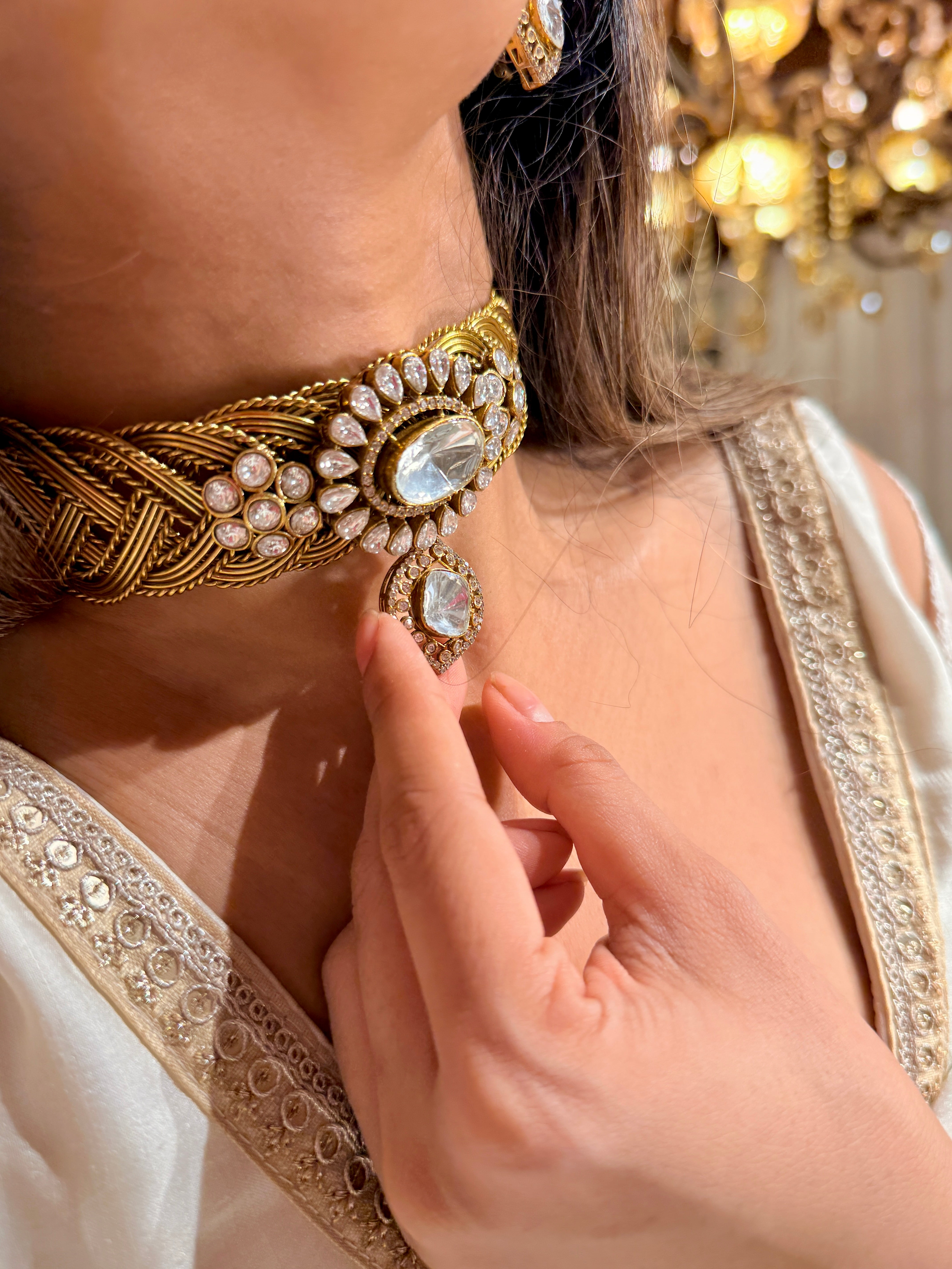 MANI POLKI CHOKER