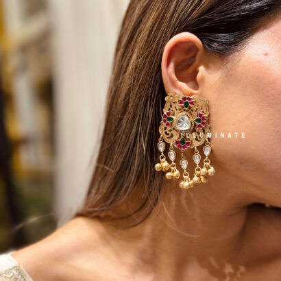 Raagini Cutwork polki stud