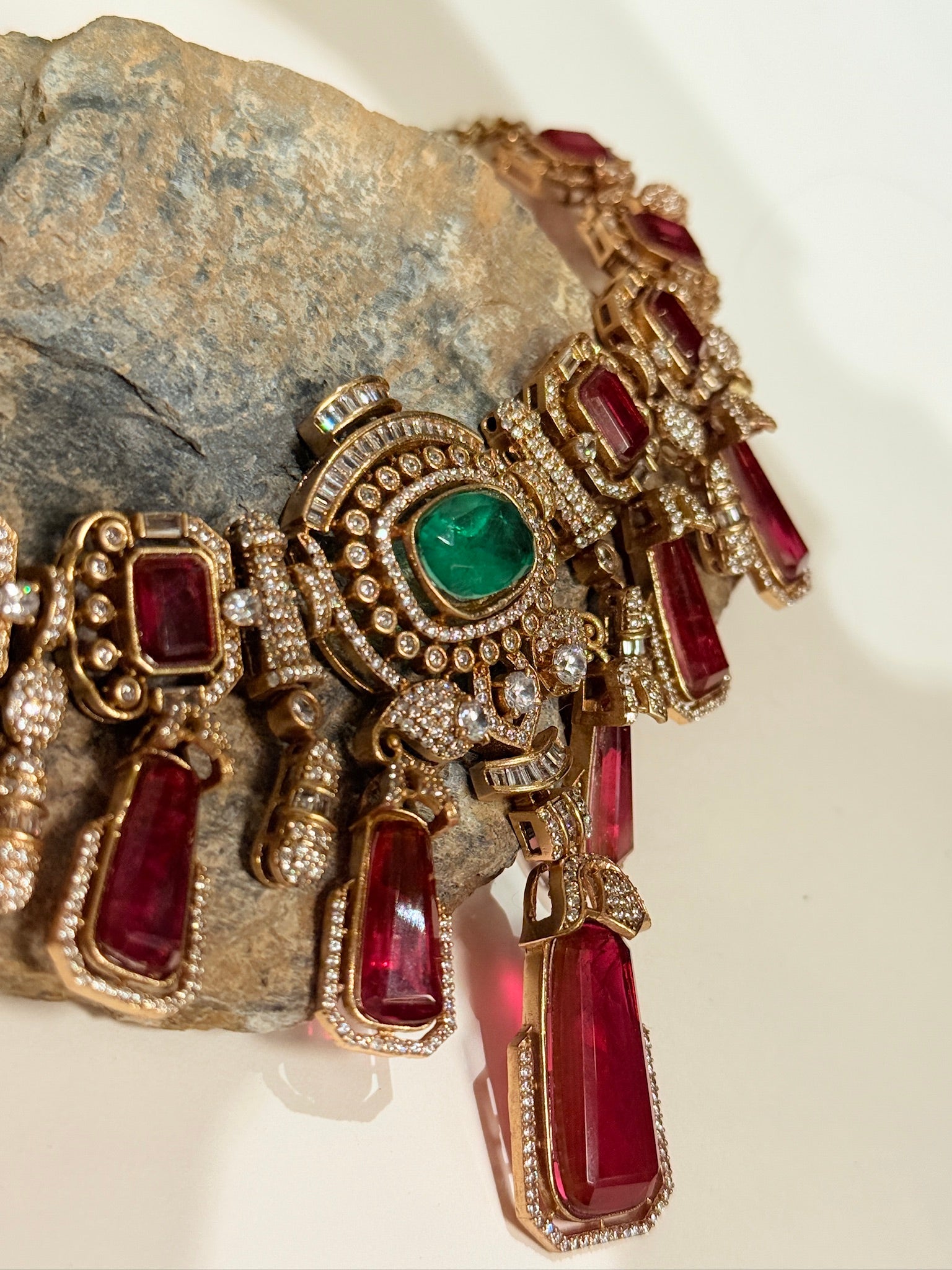 Suhani- Red Mint Necklace