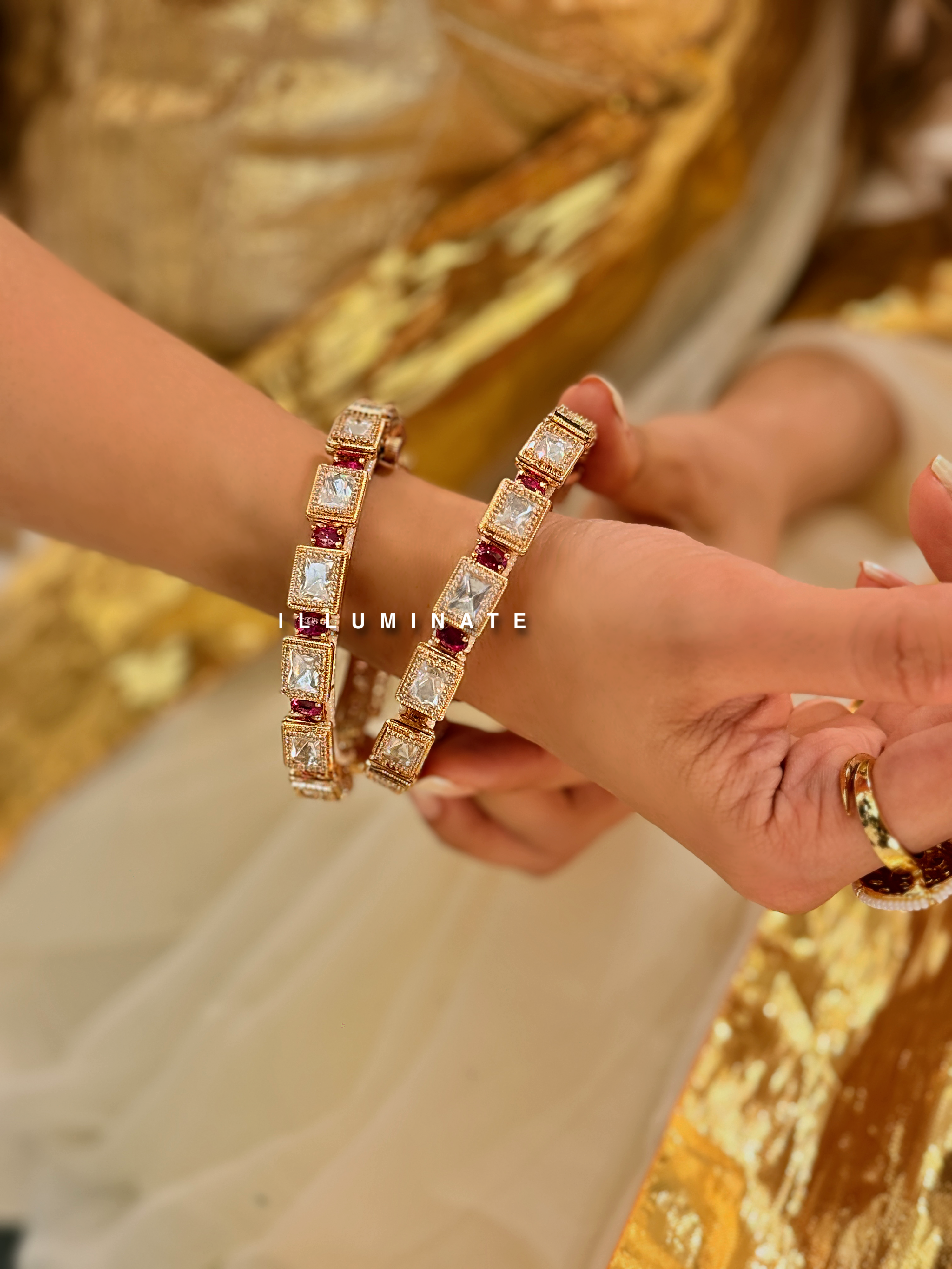 Sarina Ruby Bangle