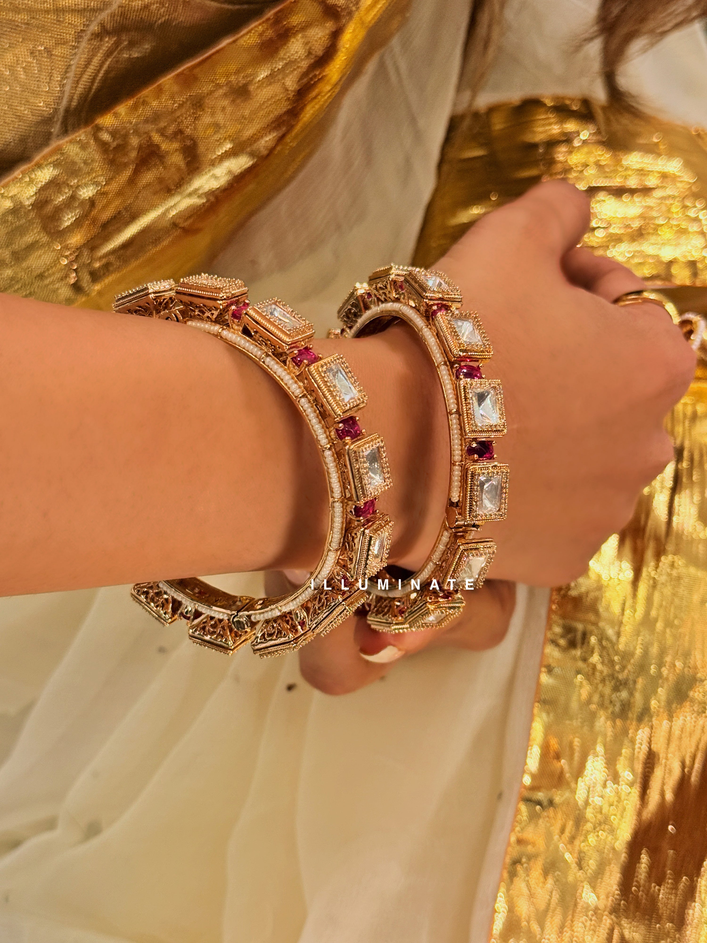 Sarina Ruby Bangle