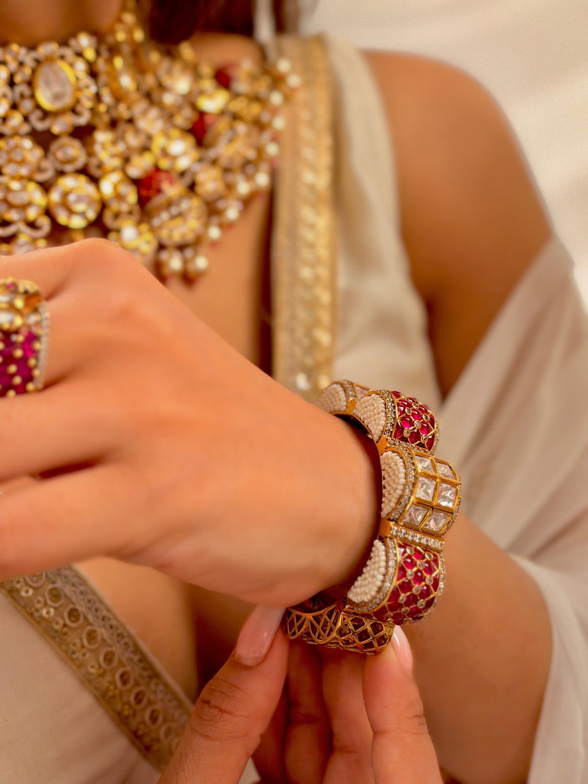 Pritam scallop Gajra Bangle