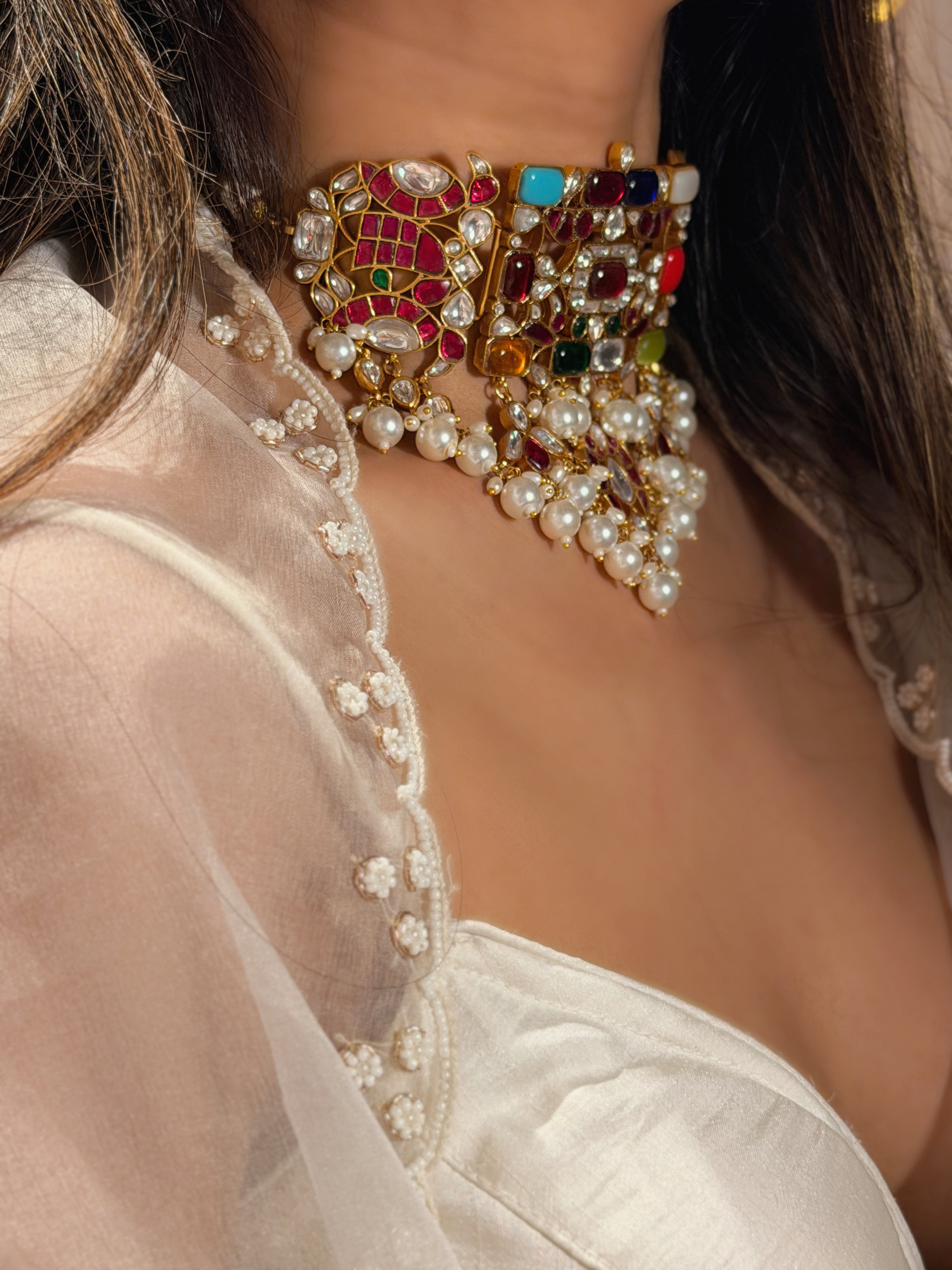 Rang-Jaal Jadau Choker