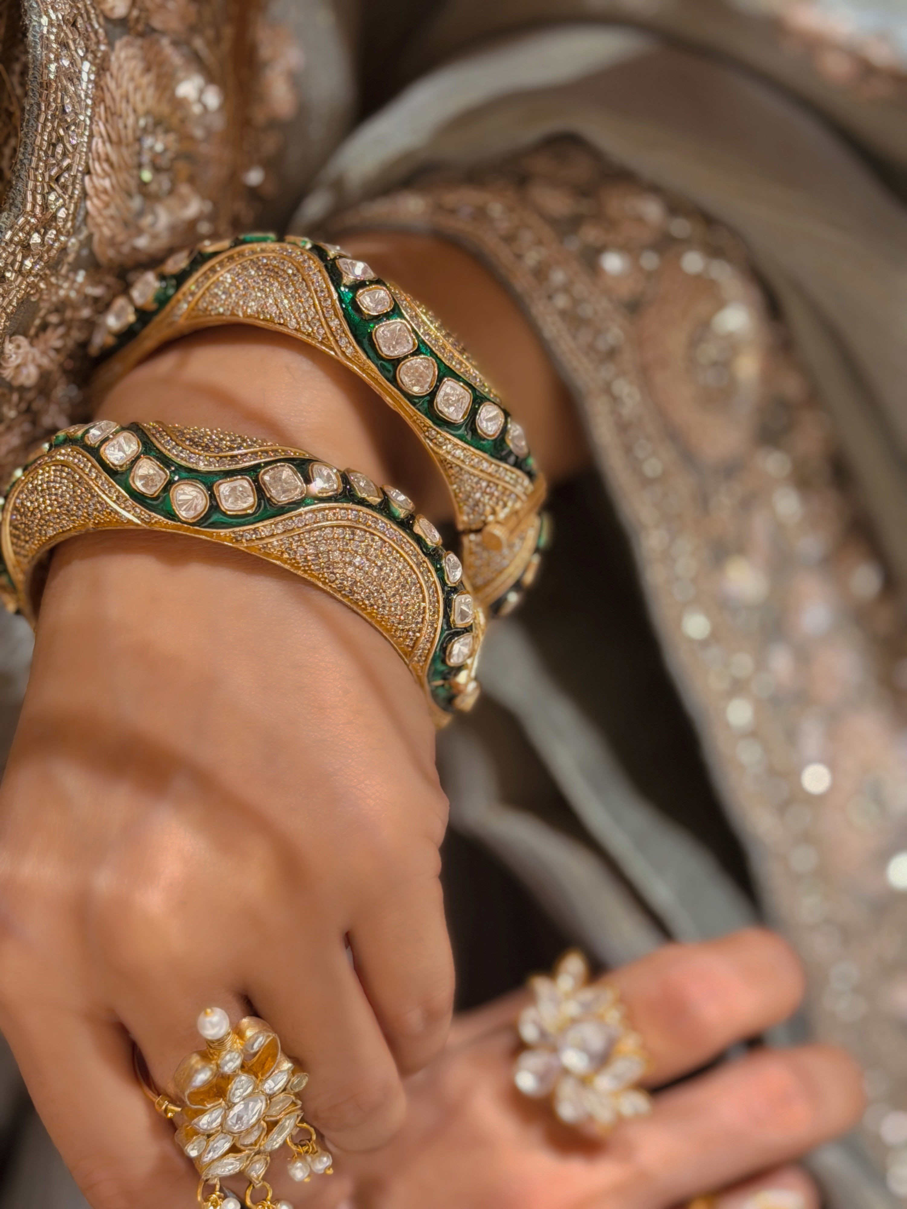 Vamika Jadau Meena Bangle