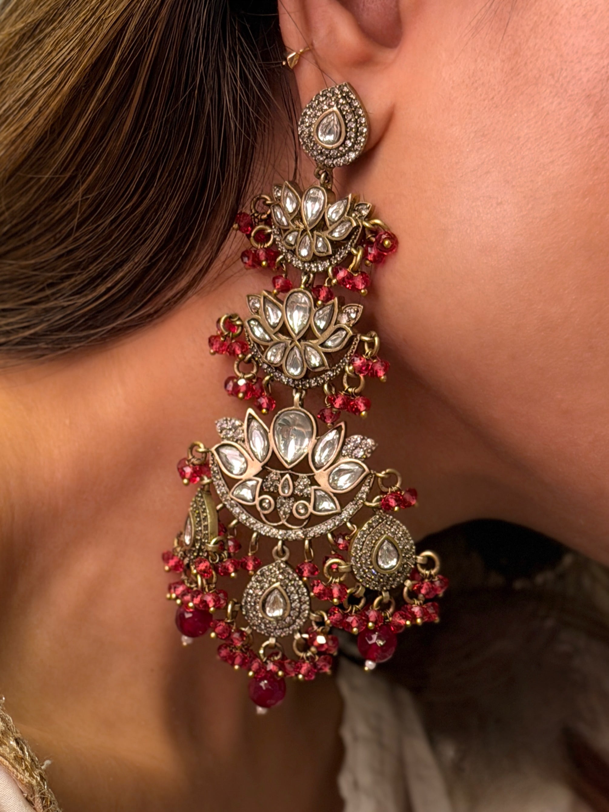 Komal Triple layered Earring