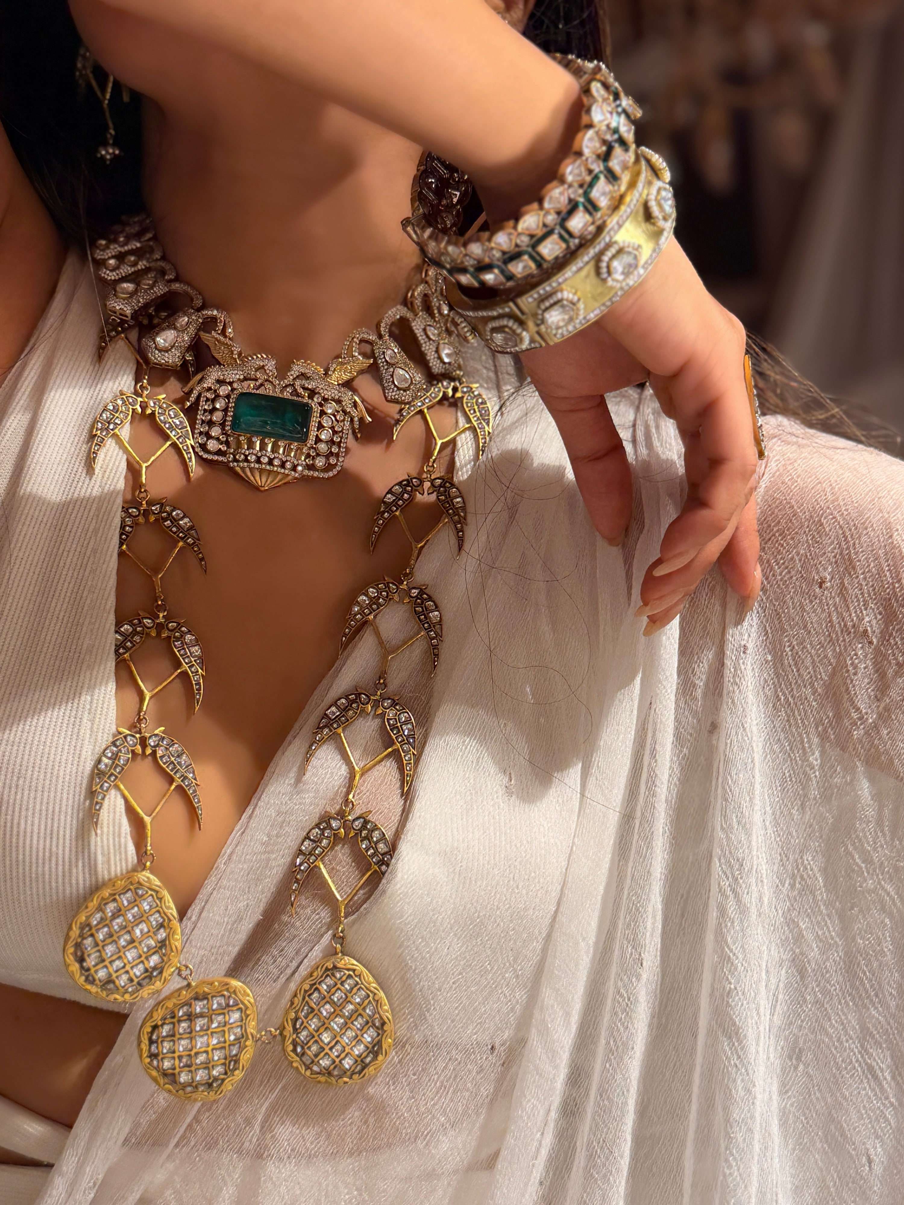 Equine Emerald Necklace
